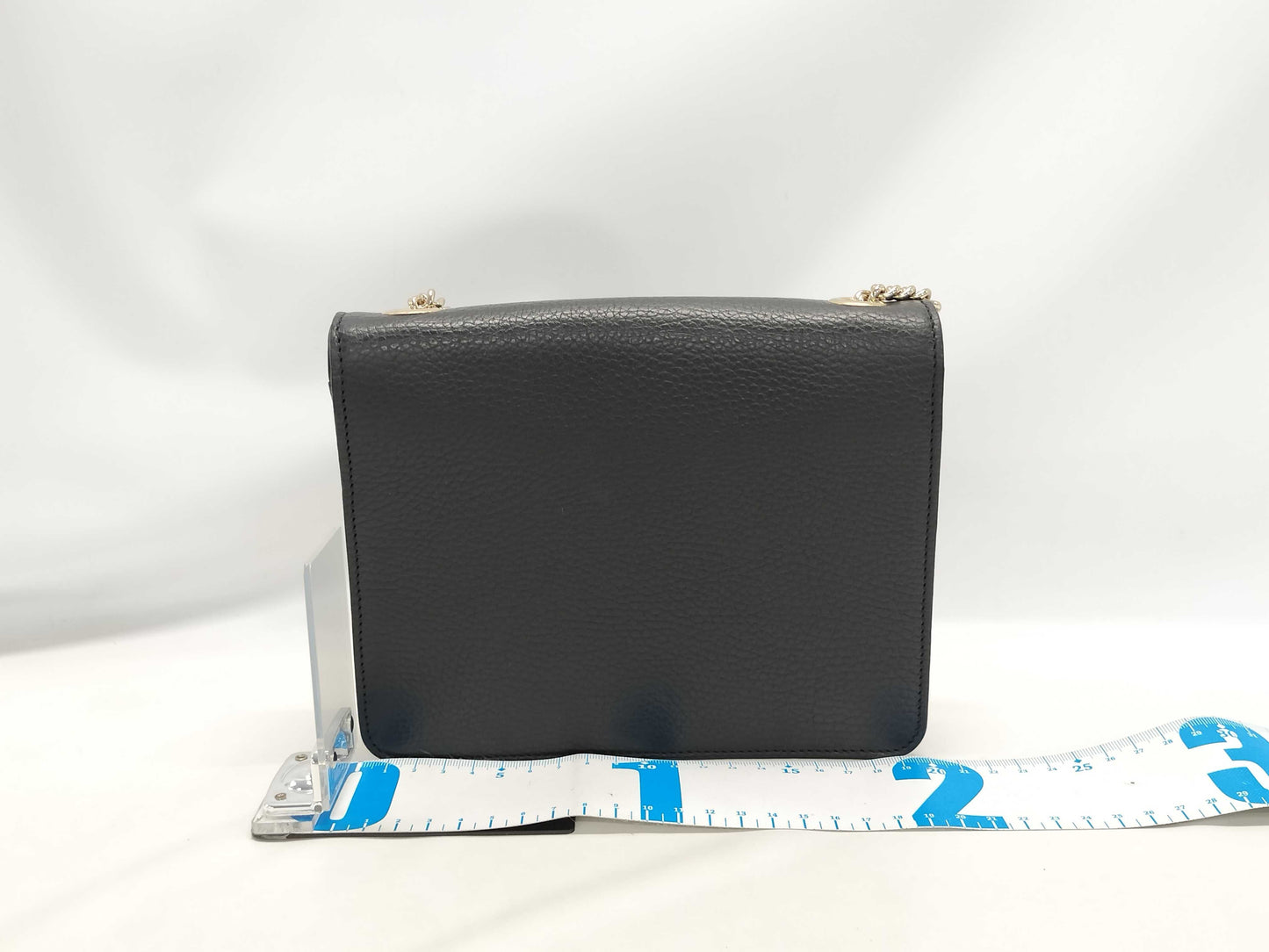 GUCCI GUCCI Chain Shoulder Bag Interlocking G 510304 Black with Gold Hardware and Leather 525040 Shoulder Bag