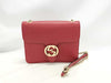 GUCCI GUCCI Chain Shoulder Bag Interlocking G 510304 Red Gold Hardware Leather 568024 Shoulder Bag