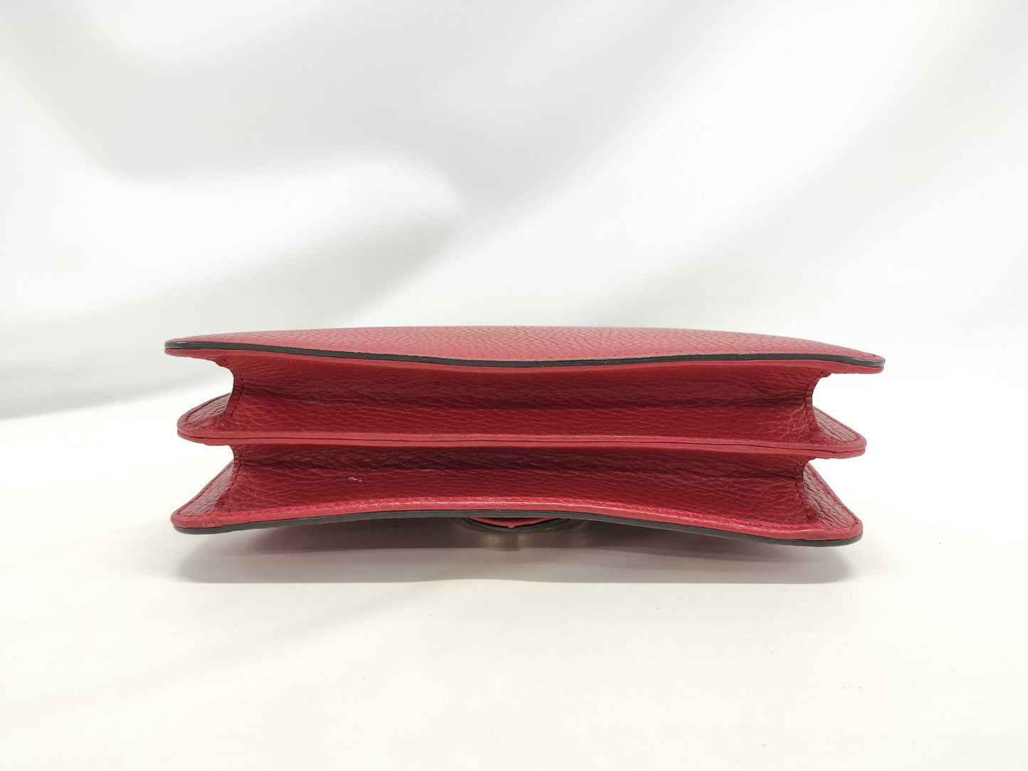 GUCCI GUCCI Chain Shoulder Bag Interlocking G 510304 Red Gold Hardware Leather 568024 Shoulder Bag