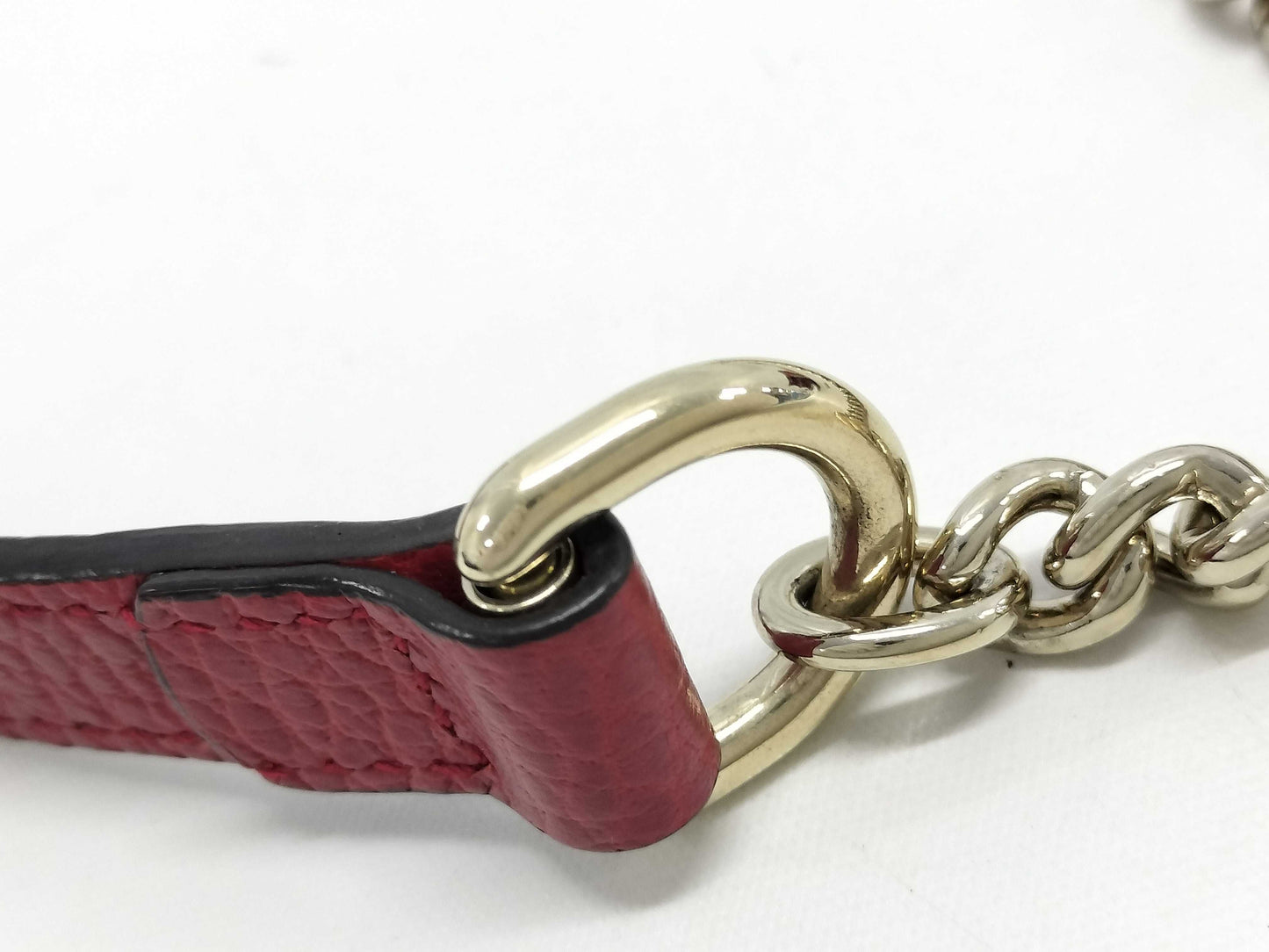 GUCCI GUCCI Chain Shoulder Bag Interlocking G 510304 Red Gold Hardware Leather 568024 Shoulder Bag