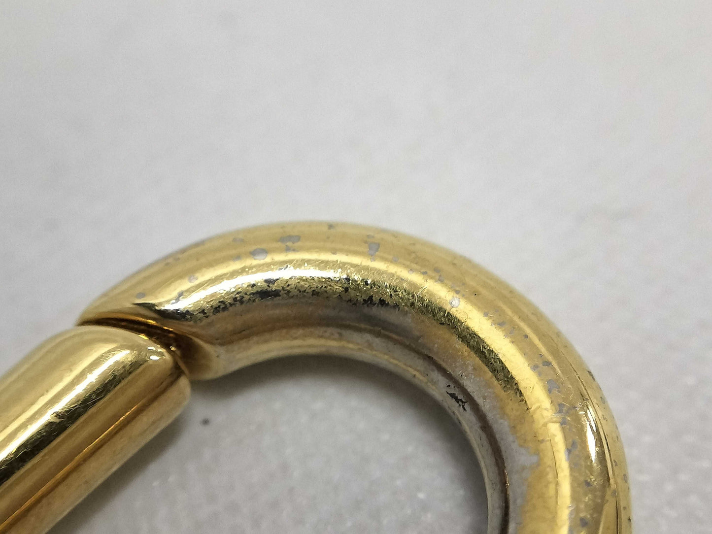 LOUIS VUITTON LOUIS VUITTON Bag Charm Keychain M68000 Gold Hardware GP Metal US1108 Key Case/Keychain