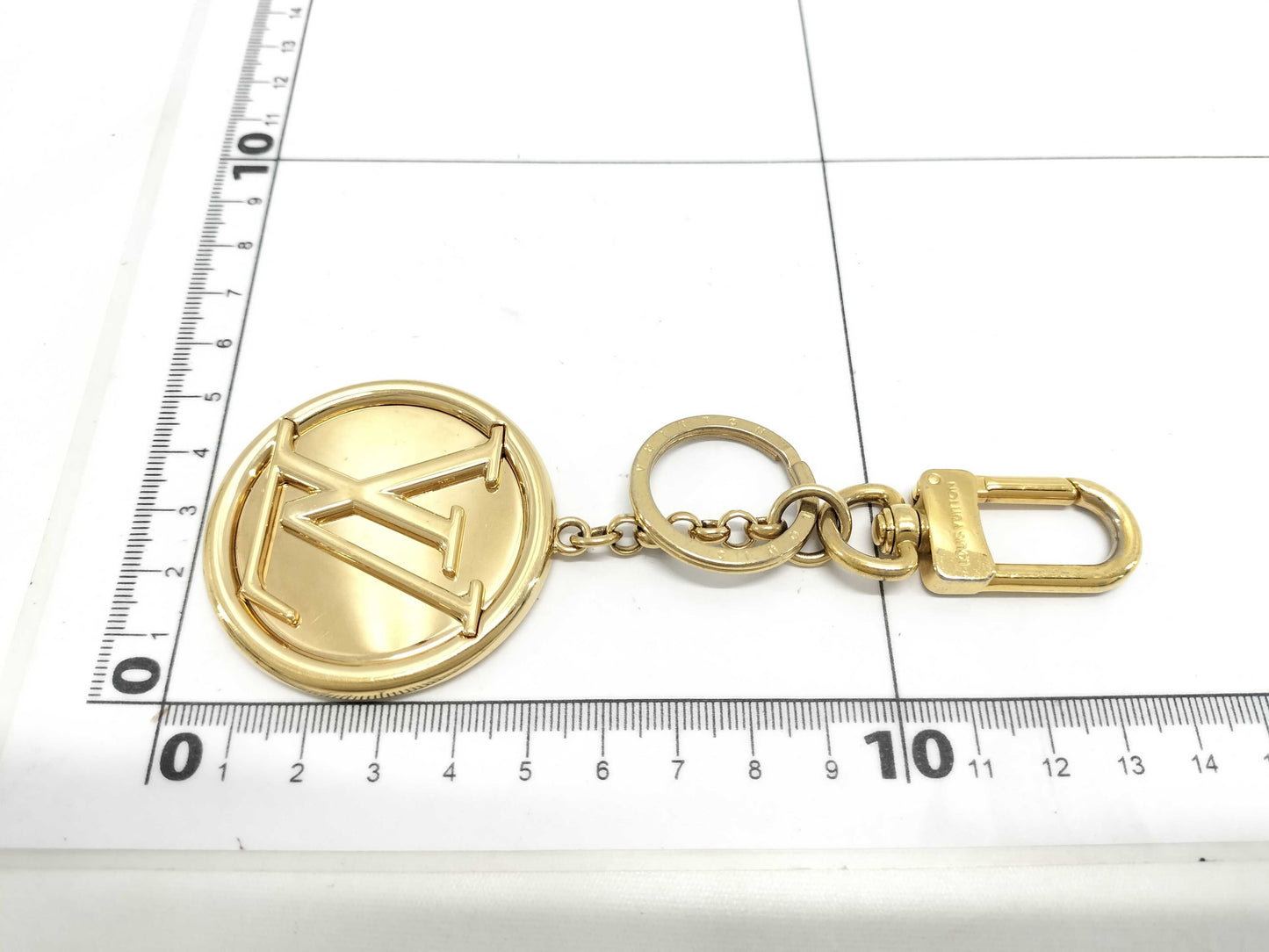 LOUIS VUITTON LOUIS VUITTON Bag Charm Keychain M68000 Gold Hardware GP Metal US1108 Key Case/Keychain