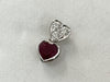 R0.71ct D0.12ct K18WG 1.3g Earrings
