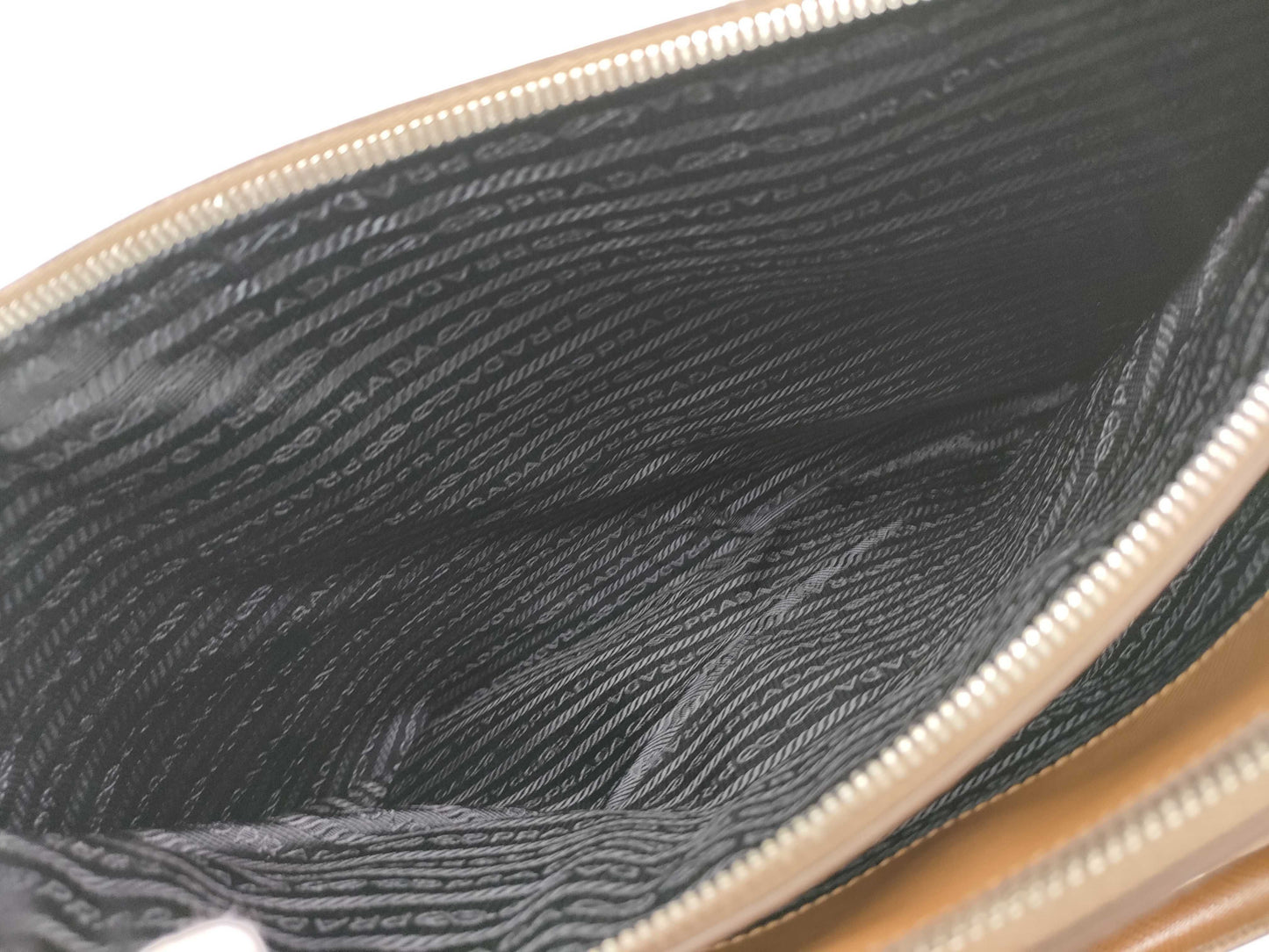 PRADA Galleria Business Bag, Brown