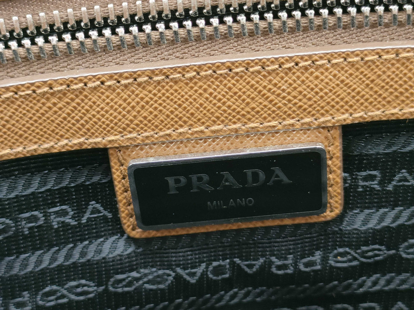 PRADA Galleria Business Bag, Brown