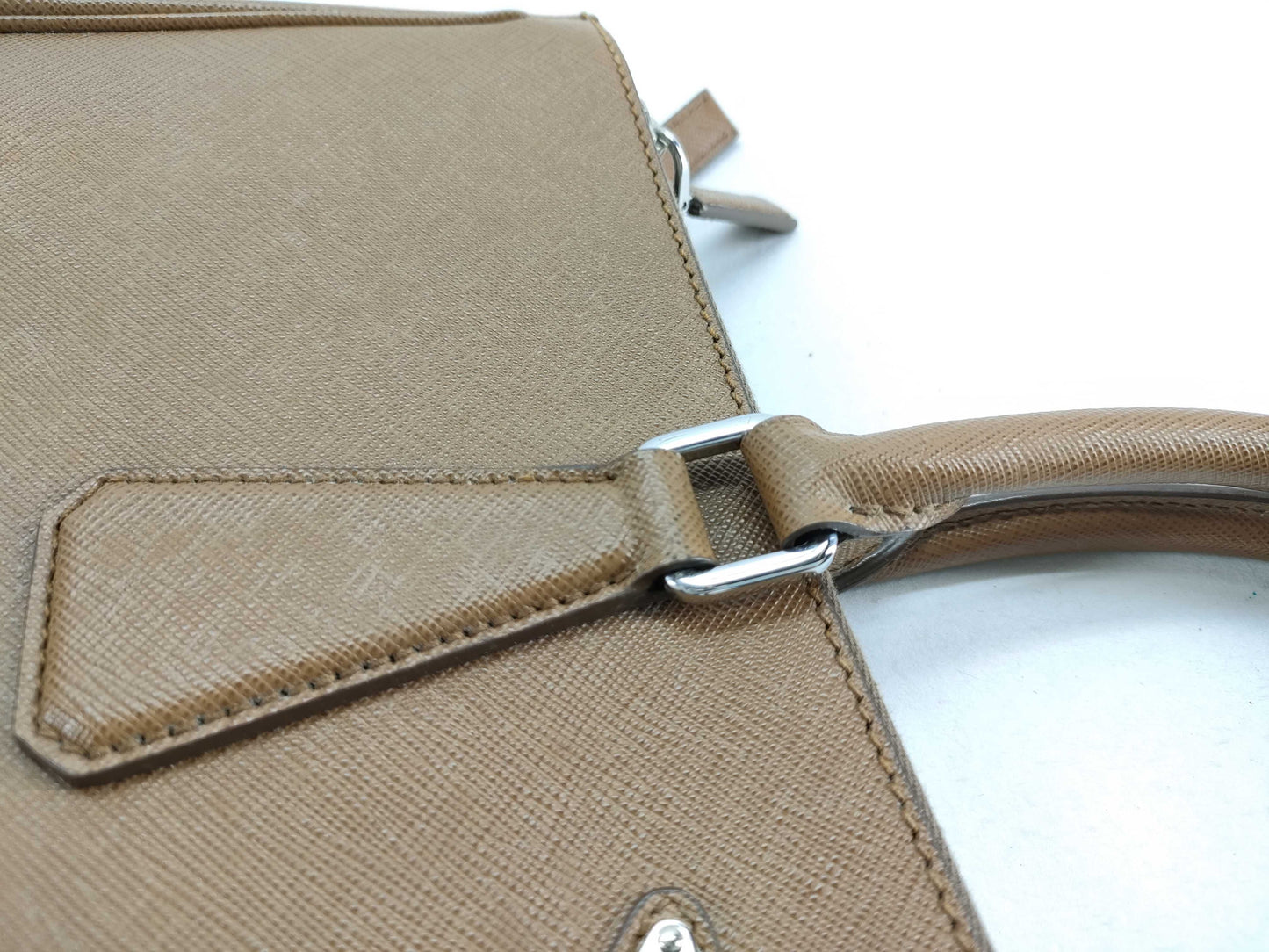 PRADA Galleria Business Bag, Brown