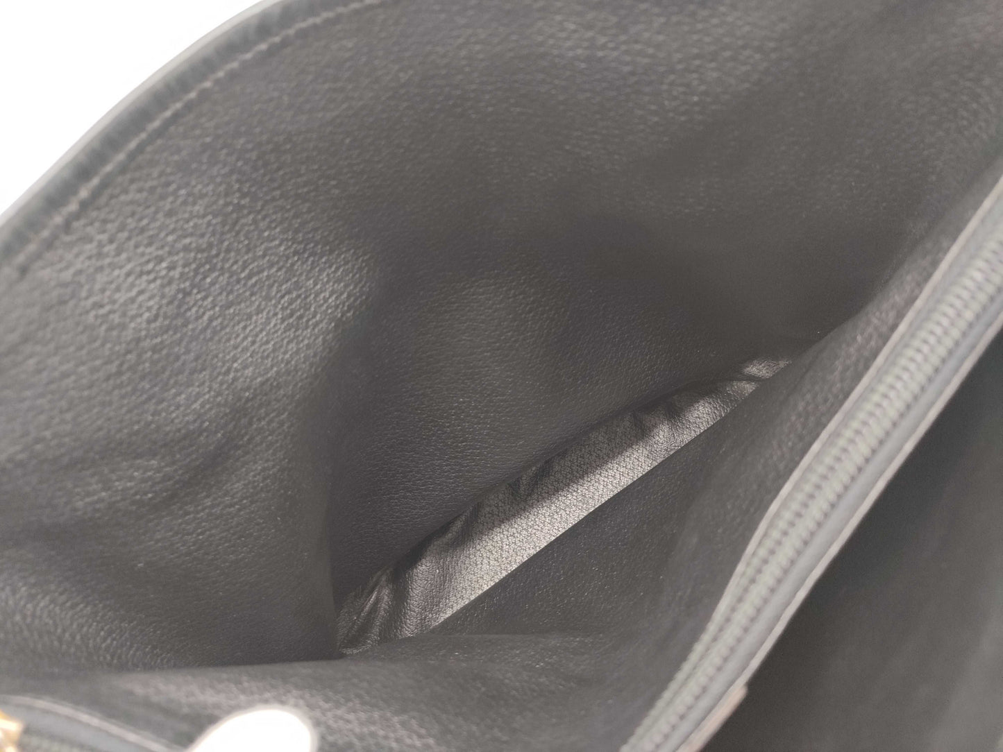 CELINE Black Macadam Bucket Tote Bag