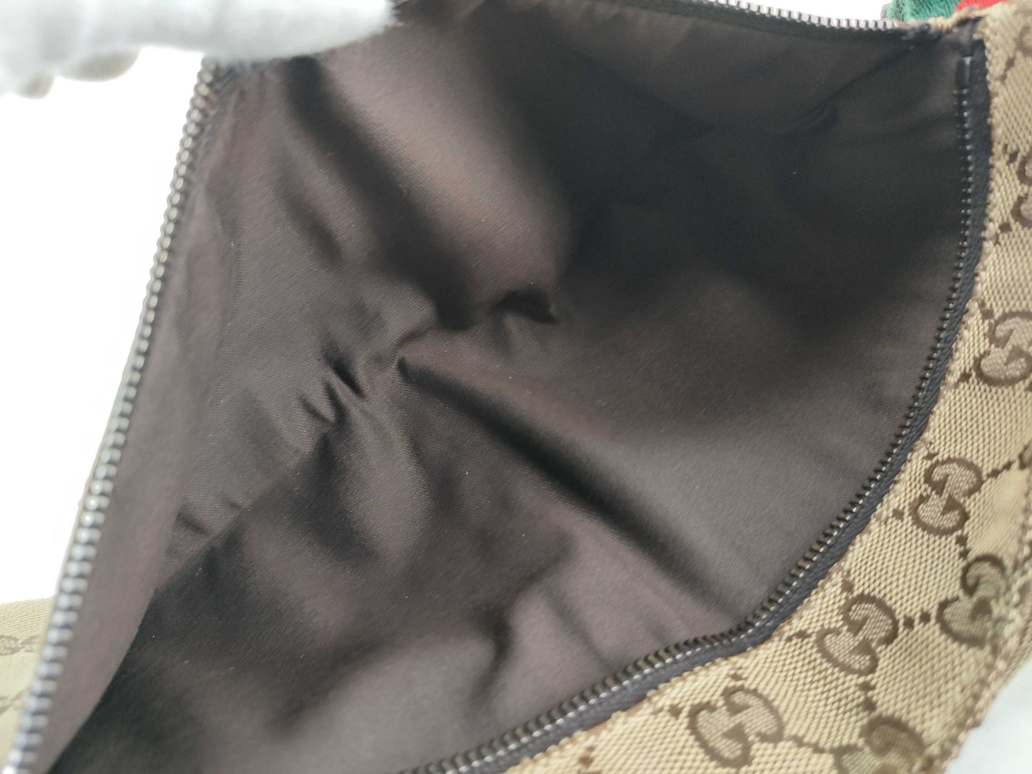 GUCCI GG Canvas Gucci Sherry Line Waist Pouch GG Canvas Waist Bag