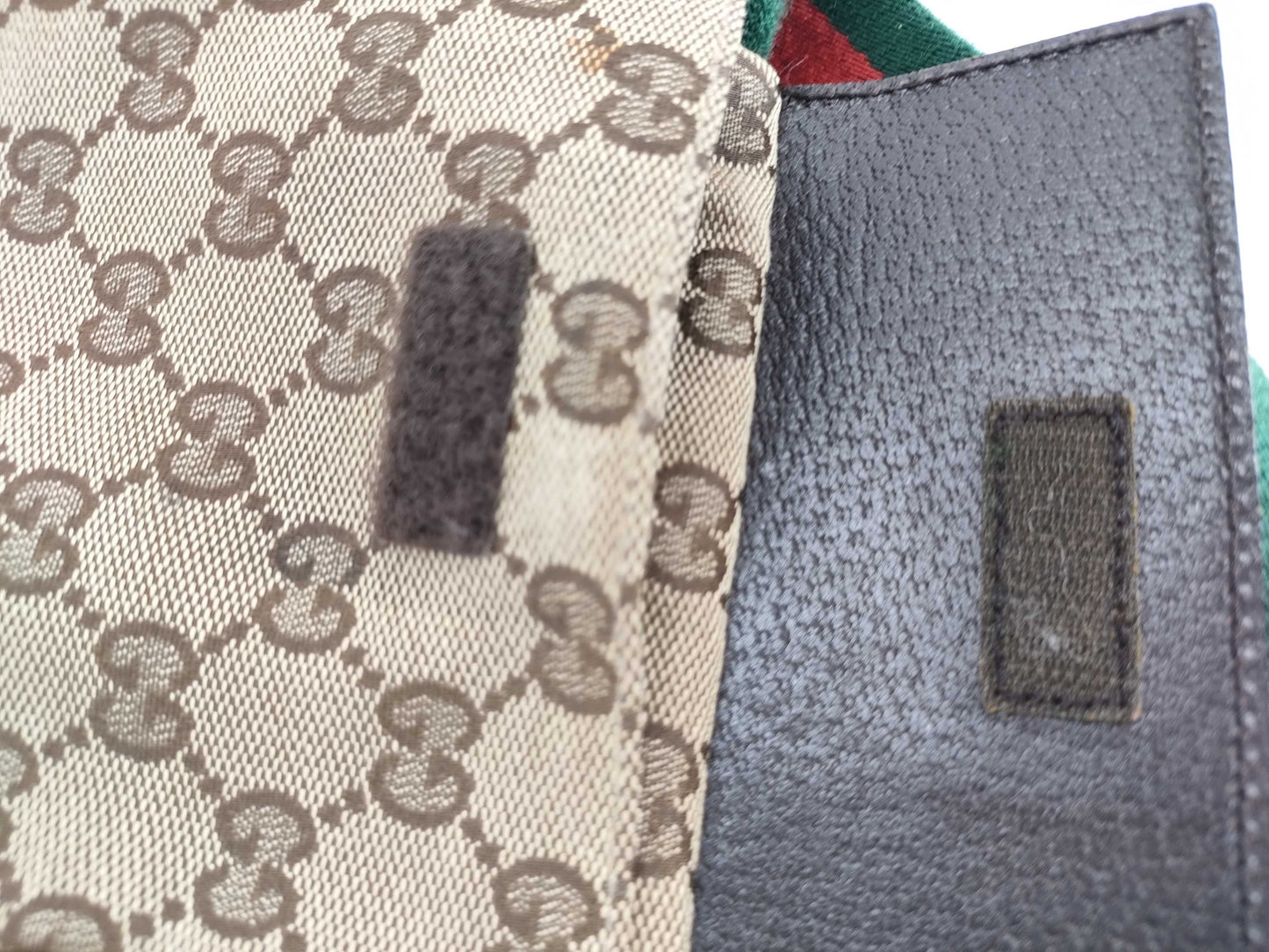 GUCCI GG Canvas Gucci Sherry Line Waist Pouch GG Canvas Waist Bag