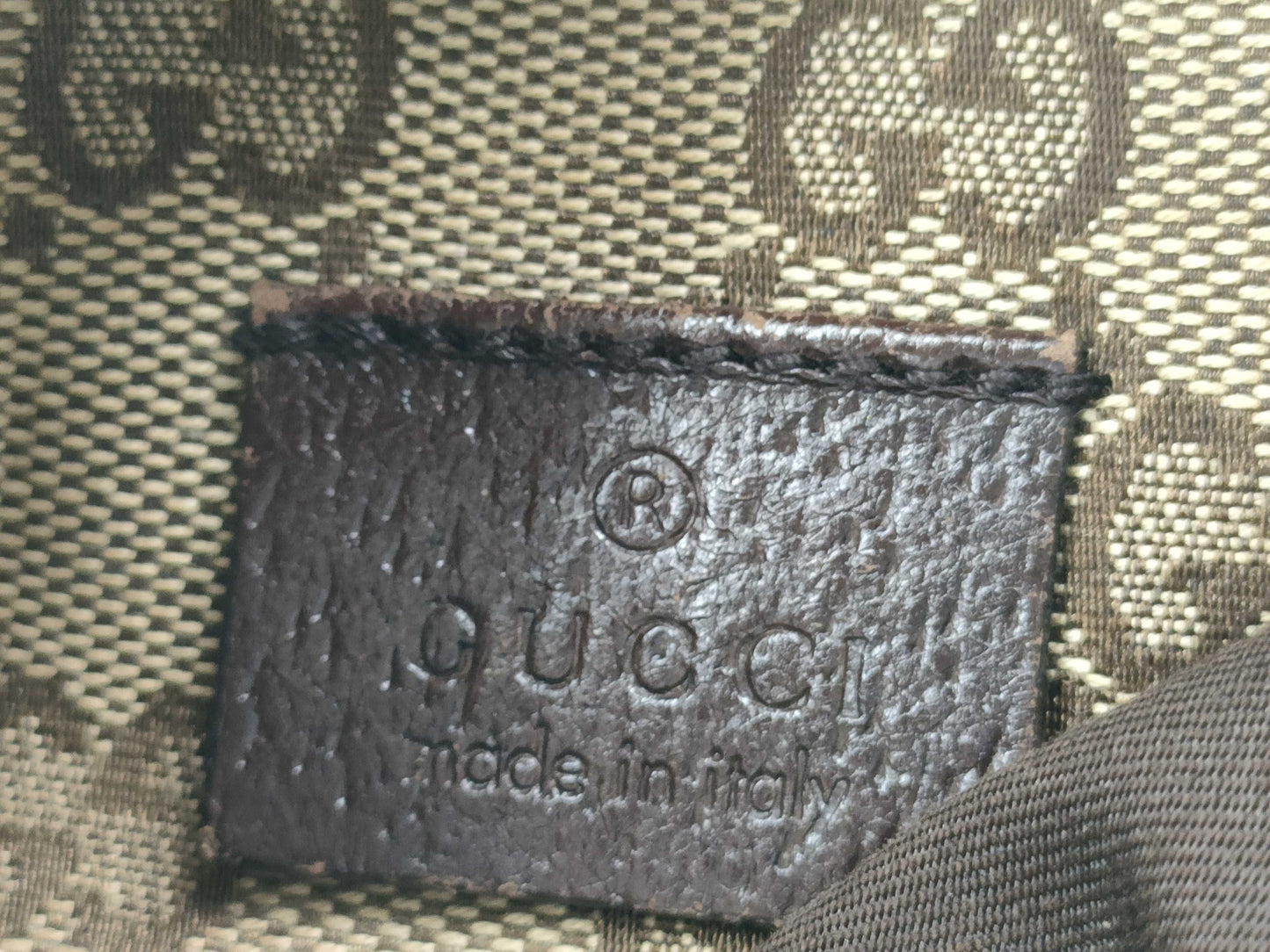 GUCCI GG Canvas Gucci Sherry Line Waist Pouch GG Canvas Waist Bag