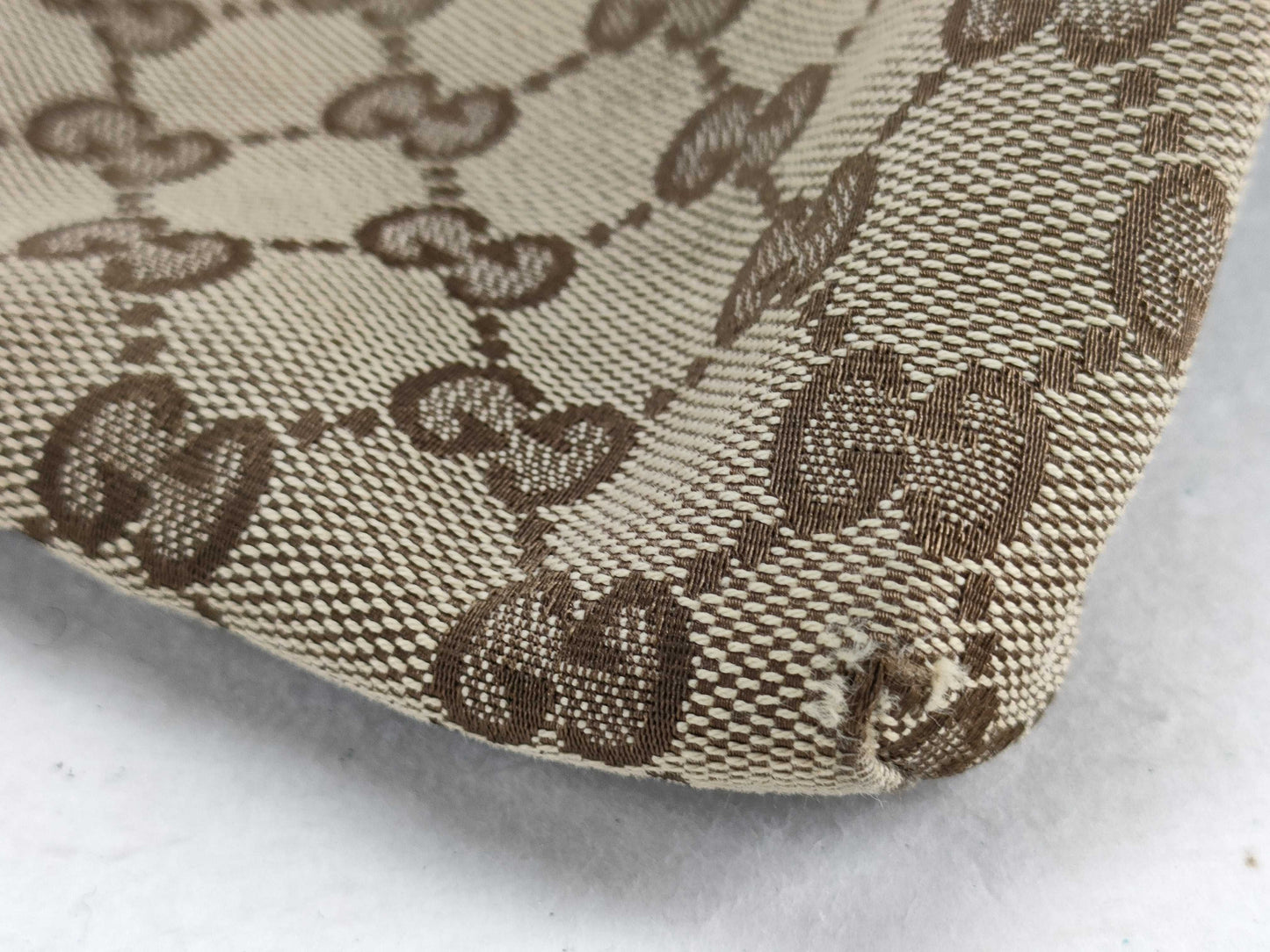 GUCCI GG Canvas Gucci Sherry Line Waist Pouch GG Canvas Waist Bag