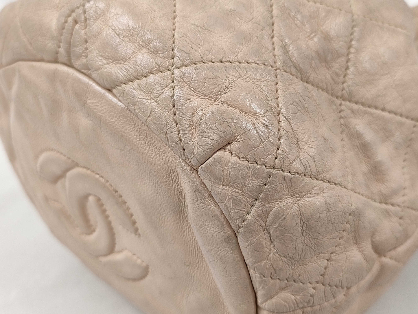 CHANEL CHANEL Drawstring Chain Shoulder Bag Coco Mark Matelasse Shoulder Bag