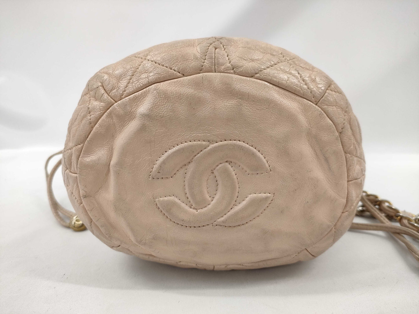 CHANEL CHANEL Drawstring Chain Shoulder Bag Coco Mark Matelasse Shoulder Bag