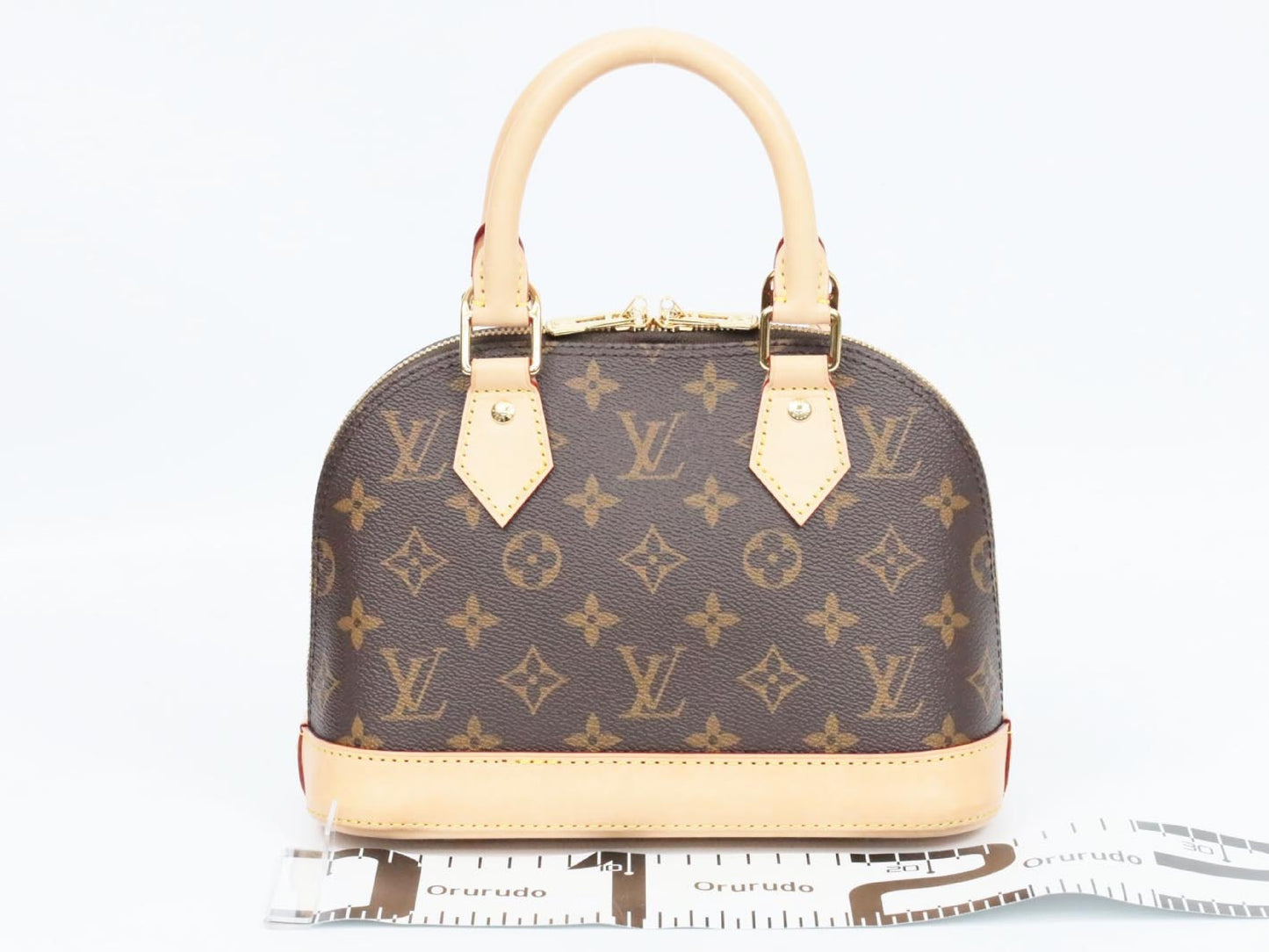 LOUIS VUITTON Monogram Alma BB M53152 RFID Verified Shoulder Bag