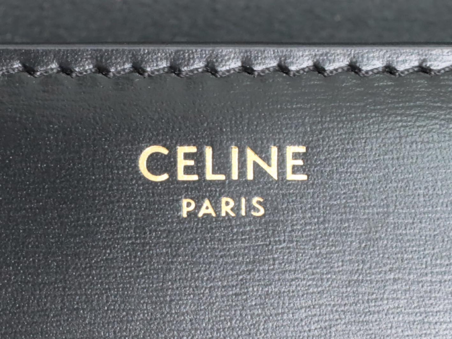 CELINE Triomphe Calfskin Shoulder Bag
