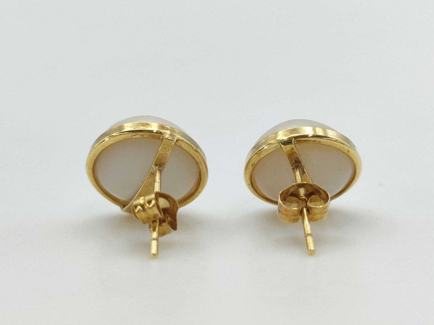 Mabe pearl diameter approximately 10.0-16.2mm D0.04ct K18 12.7g Other small items