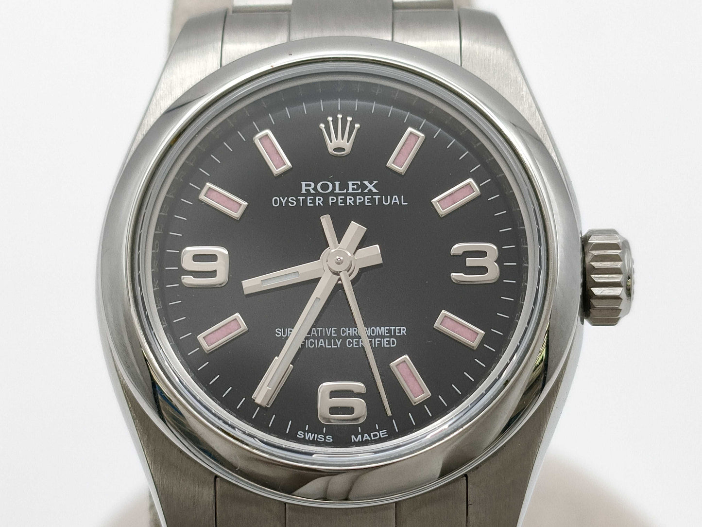 ROLEX 176200 706FV863 Black Dial Women's Watch