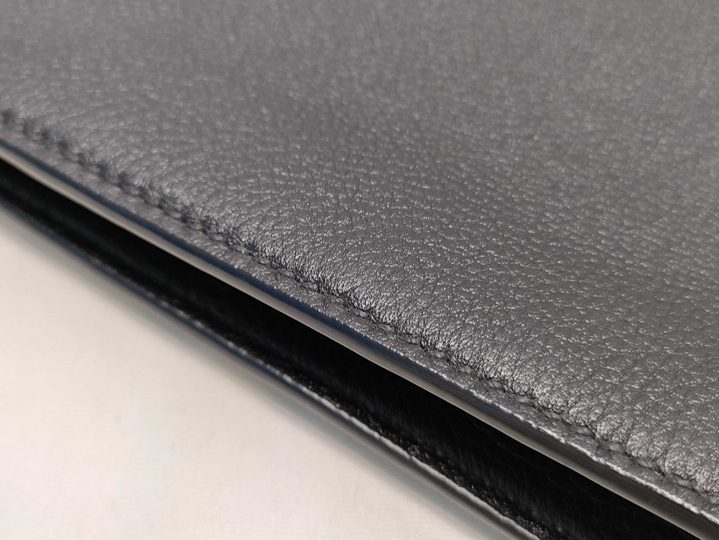 PRADA Triangle Plate Clutch Bag Black Clutch Bag