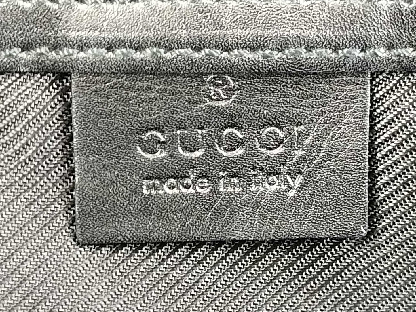 GUCCI GG Canvas Gucci 001.4283 Shoulder Bag Handbag GG Canvas Leather Black Shoulder Bag