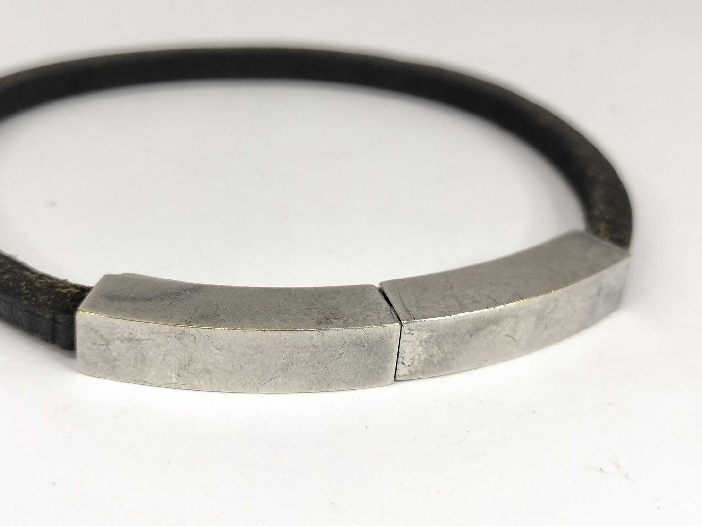 HERMES Bracelet Leather Bracelet Bangle