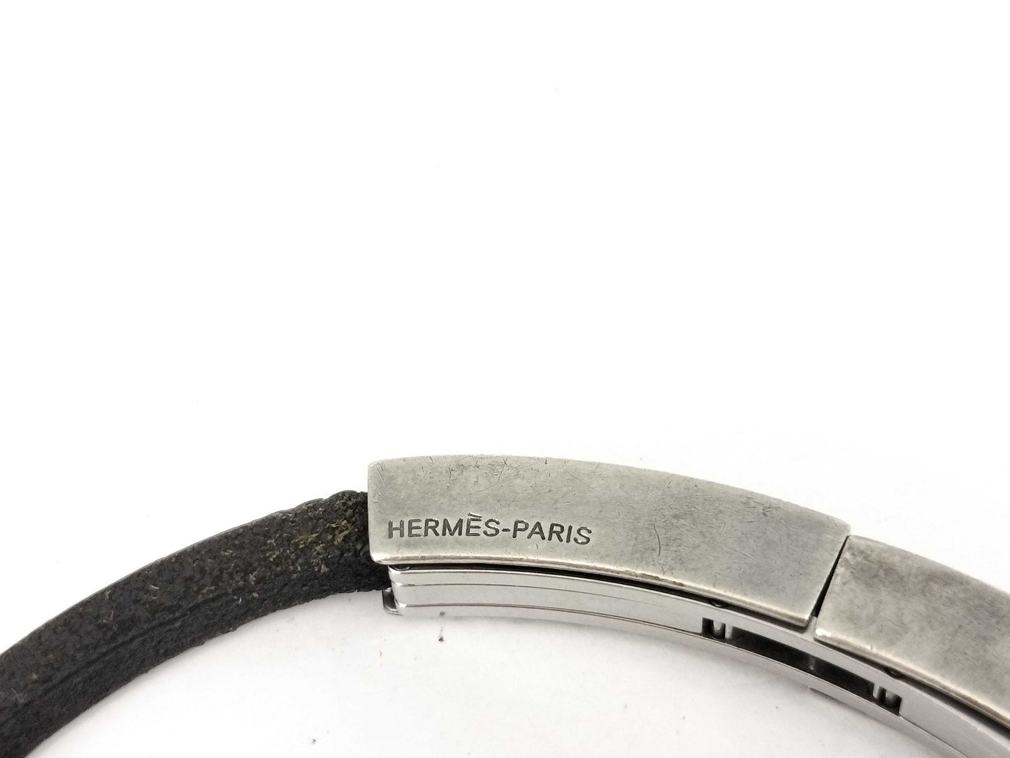 HERMES Bracelet Leather Bracelet Bangle
