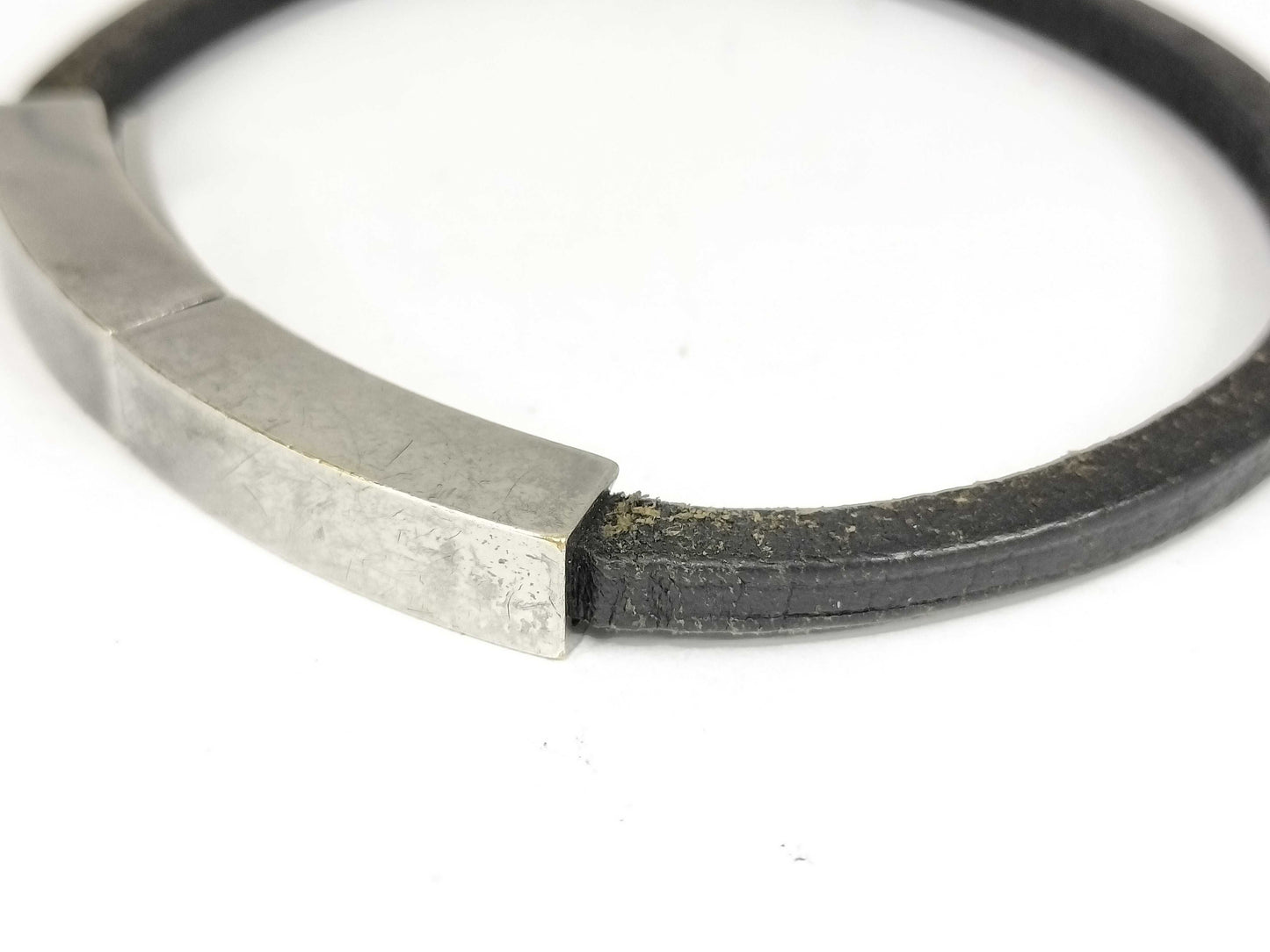 HERMES Bracelet Leather Bracelet Bangle