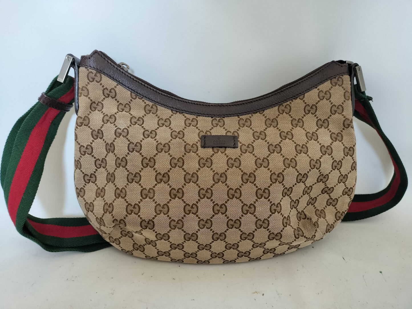 GUCCI GG Canvas Shoulder Bag 181092 Sherry Line Shoulder Bag