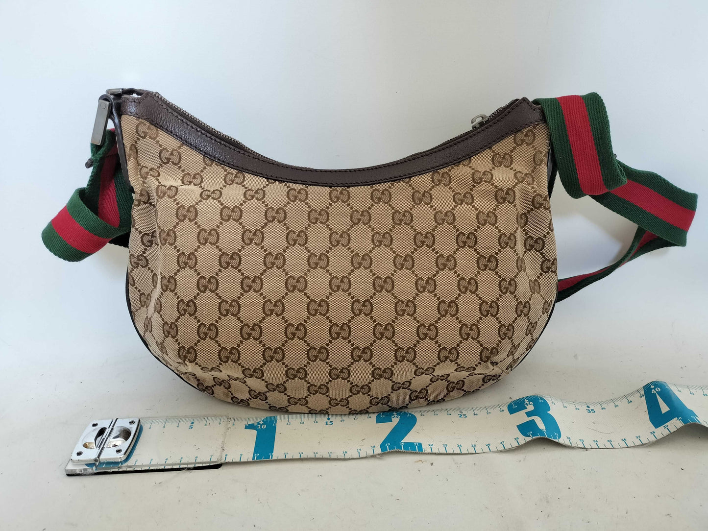 GUCCI GG Canvas Shoulder Bag 181092 Sherry Line Shoulder Bag
