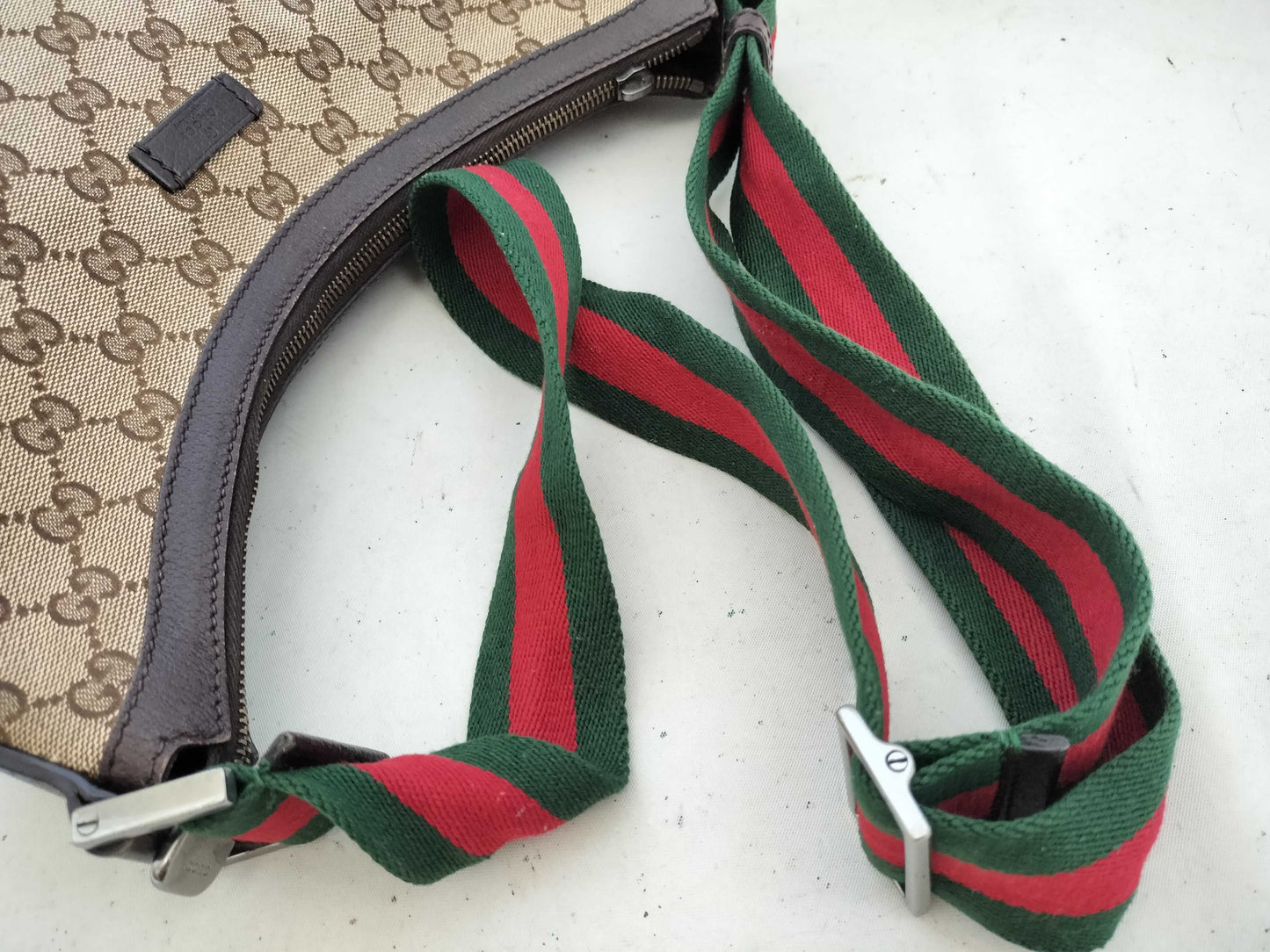 GUCCI GG Canvas Shoulder Bag 181092 Sherry Line Shoulder Bag