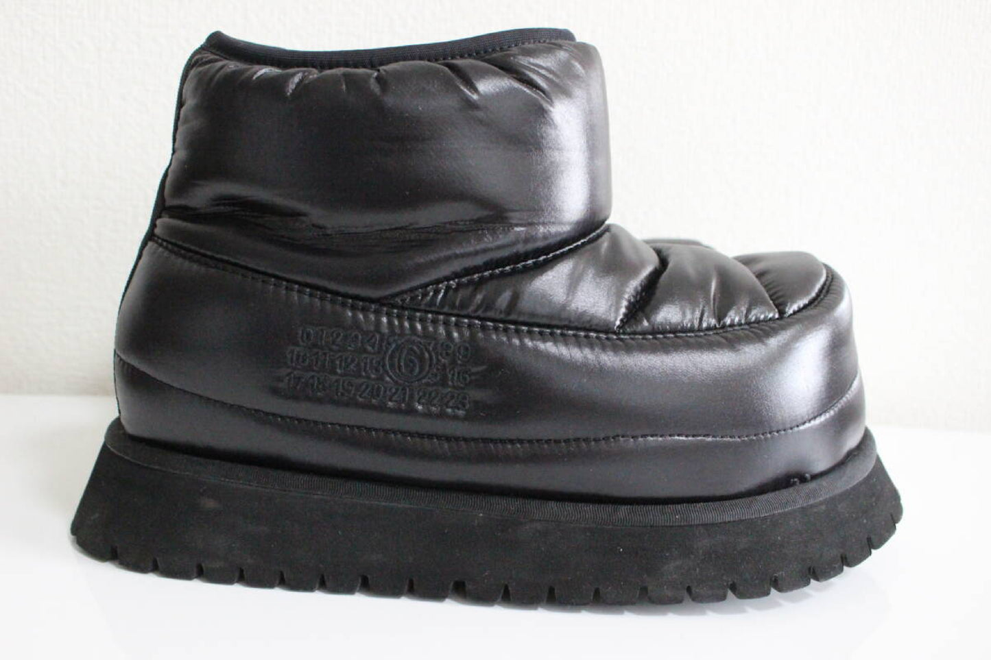 MM6 Maison Margiela MARGIELA Platform Down Boots Black Women's Size 37.5 Other Shoes
