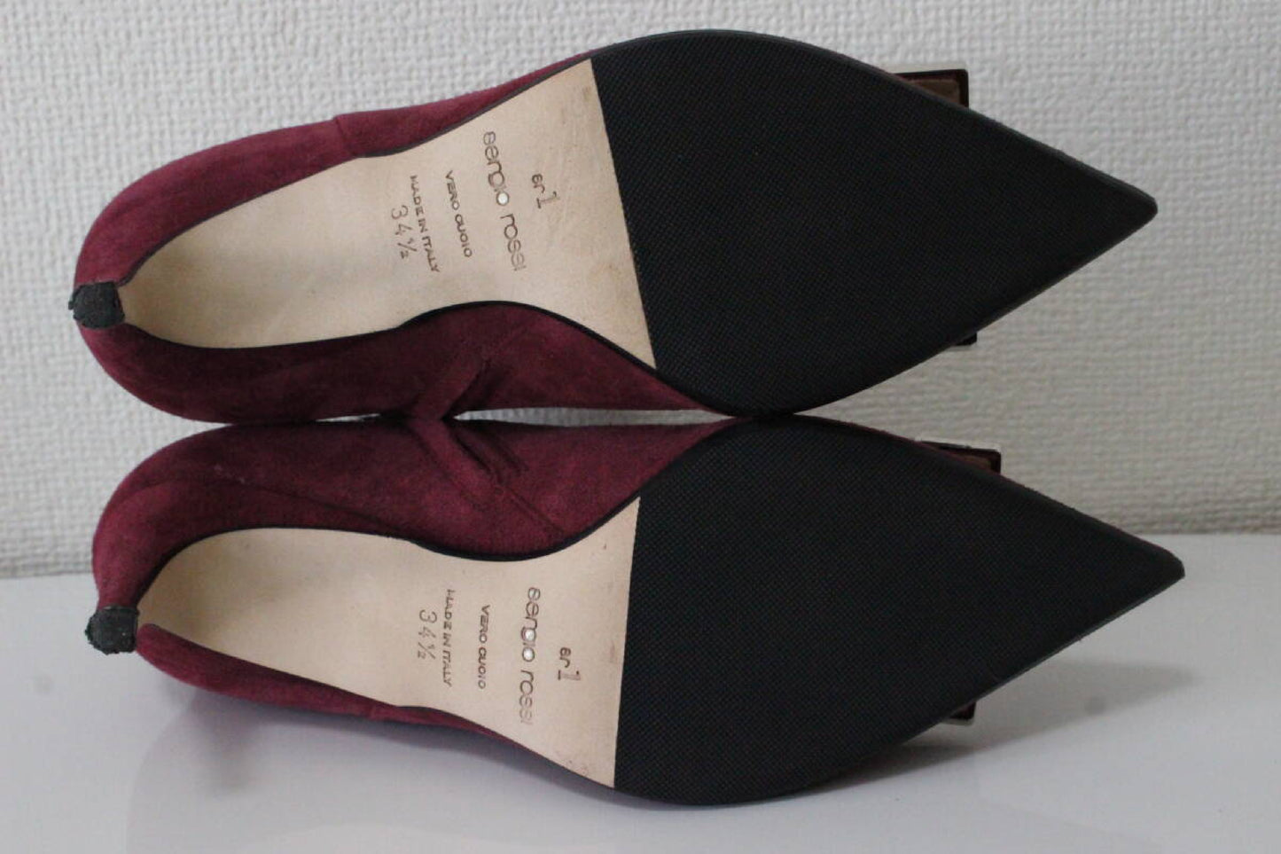 Sergio Rossi sergio rossi Sergio Rossi SR1 short boots Bordeaux size 34.5 pumps