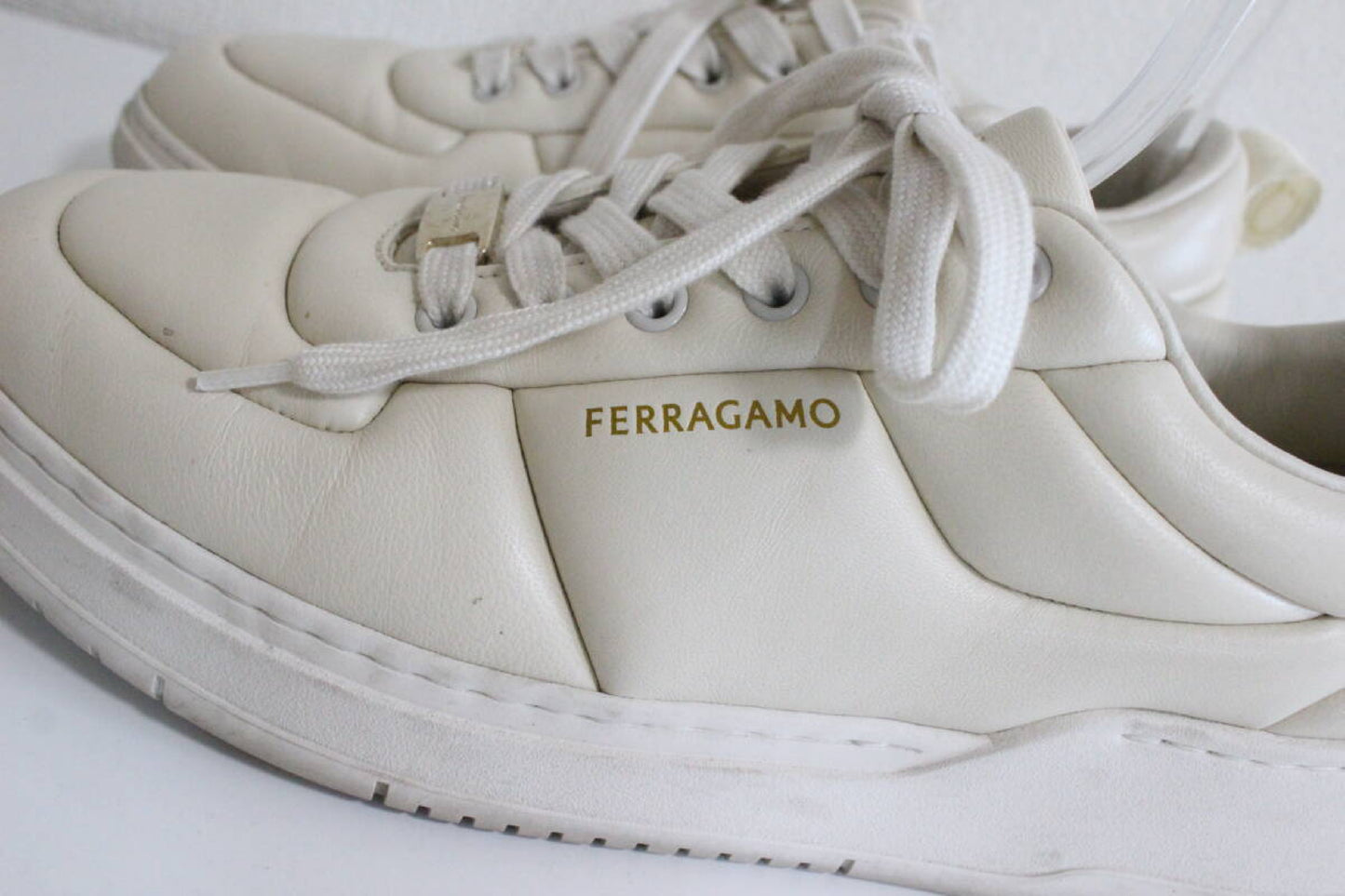 Salvatore Ferragamo Men's Platform Sneakers, Size 7