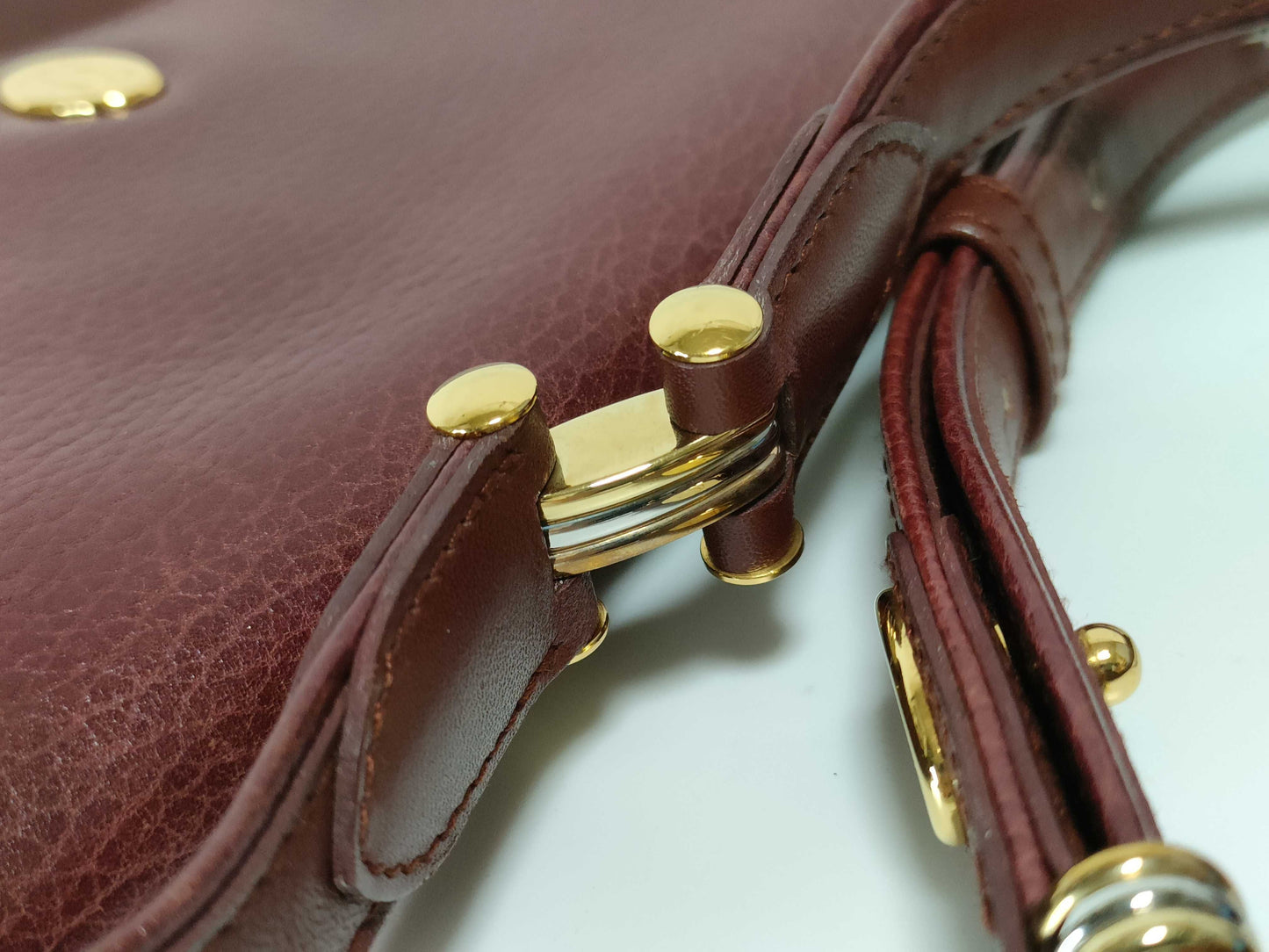 Cartier Shoulder Bag, Bordeaux