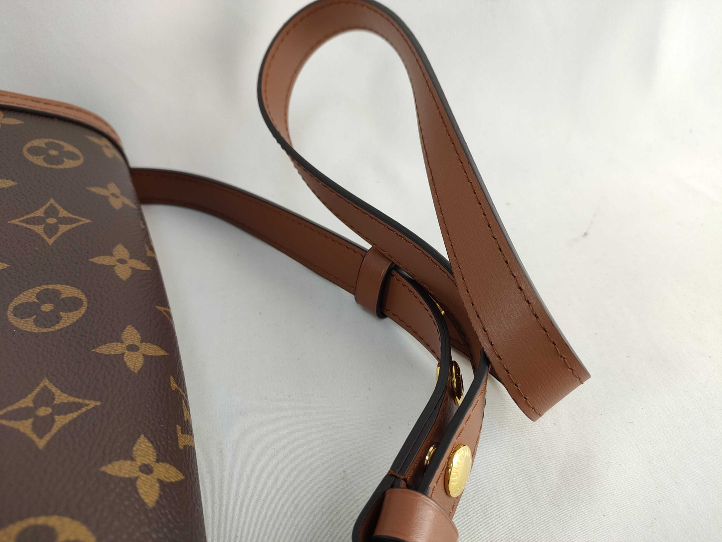 LOUIS VUITTON Monogram Louis Vuitton Dauphine MM Shoulder Bag