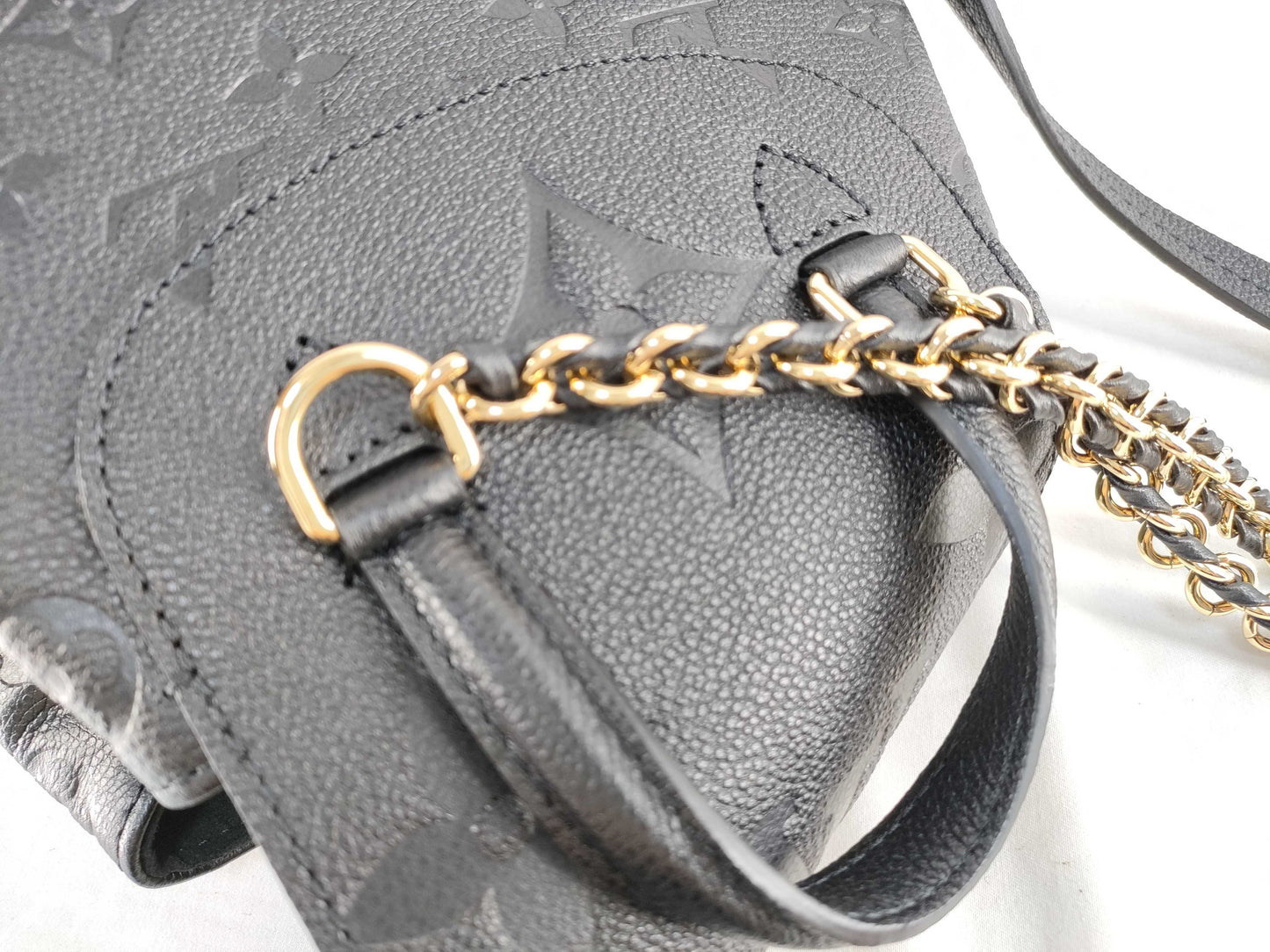 LOUIS VUITTON Monogram Empreinte Louis Vuitton Backup Backpack