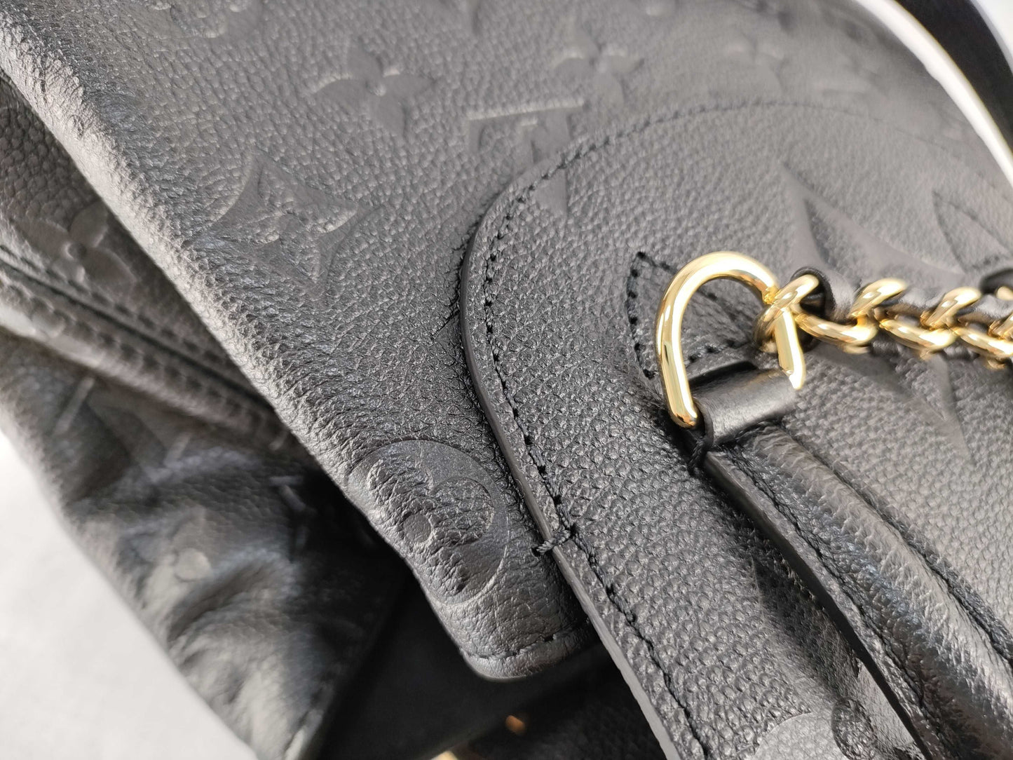 LOUIS VUITTON Monogram Empreinte Louis Vuitton Backup Backpack