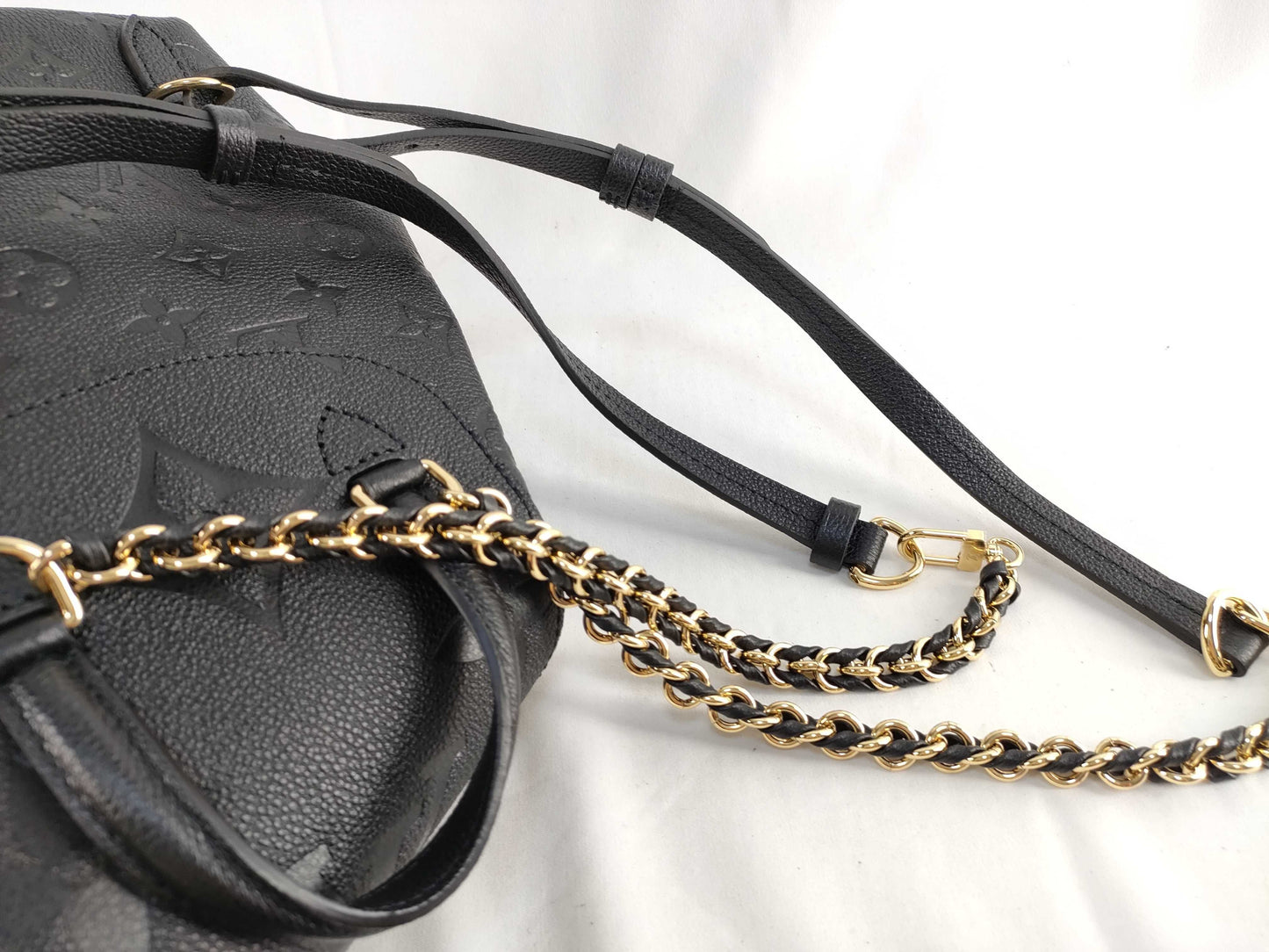 LOUIS VUITTON Monogram Empreinte Louis Vuitton Backup Backpack