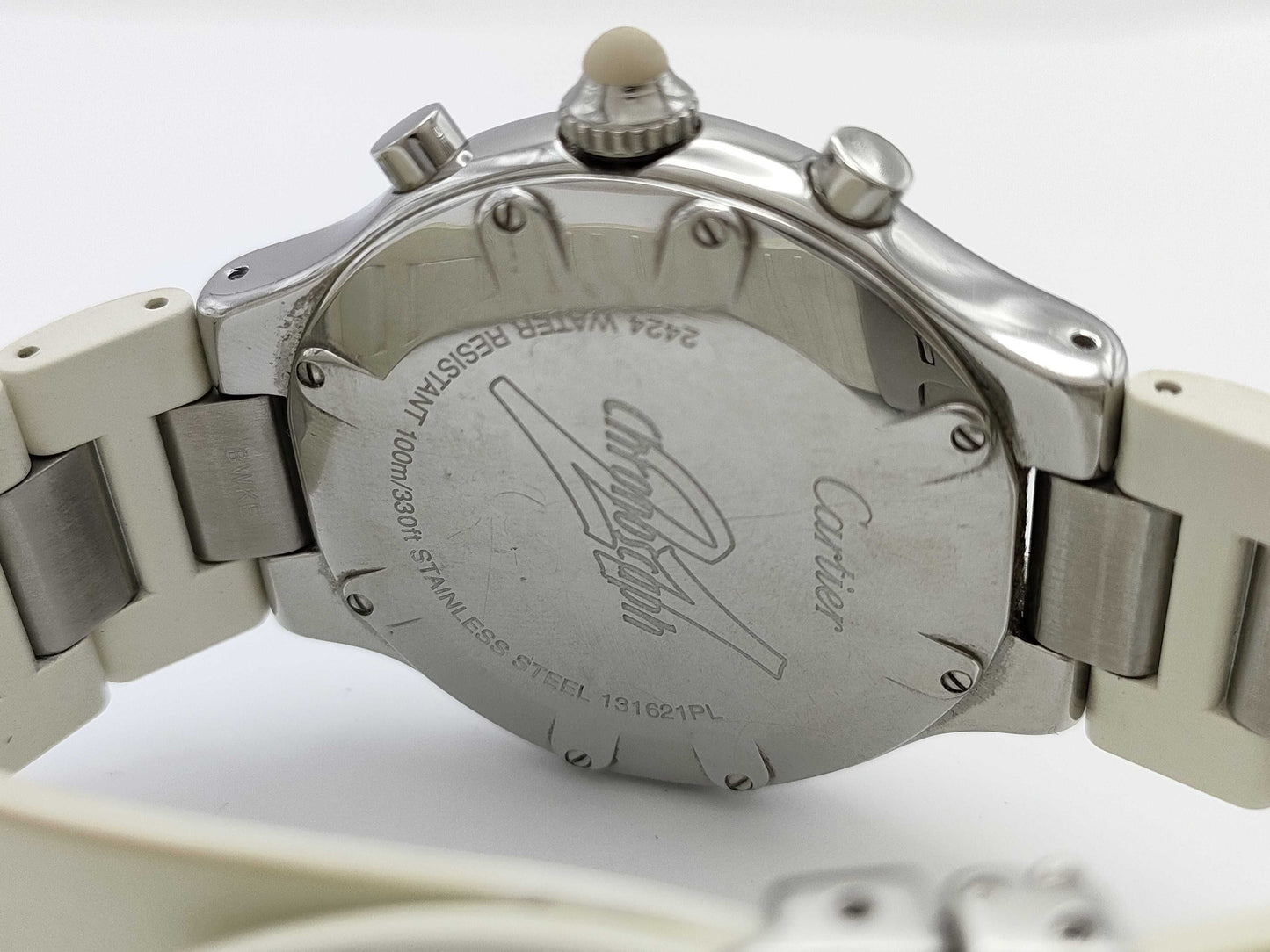 Cartier 21 Chronoscaph LM W10184U2 2424 131621PL Quartz Men's Watch