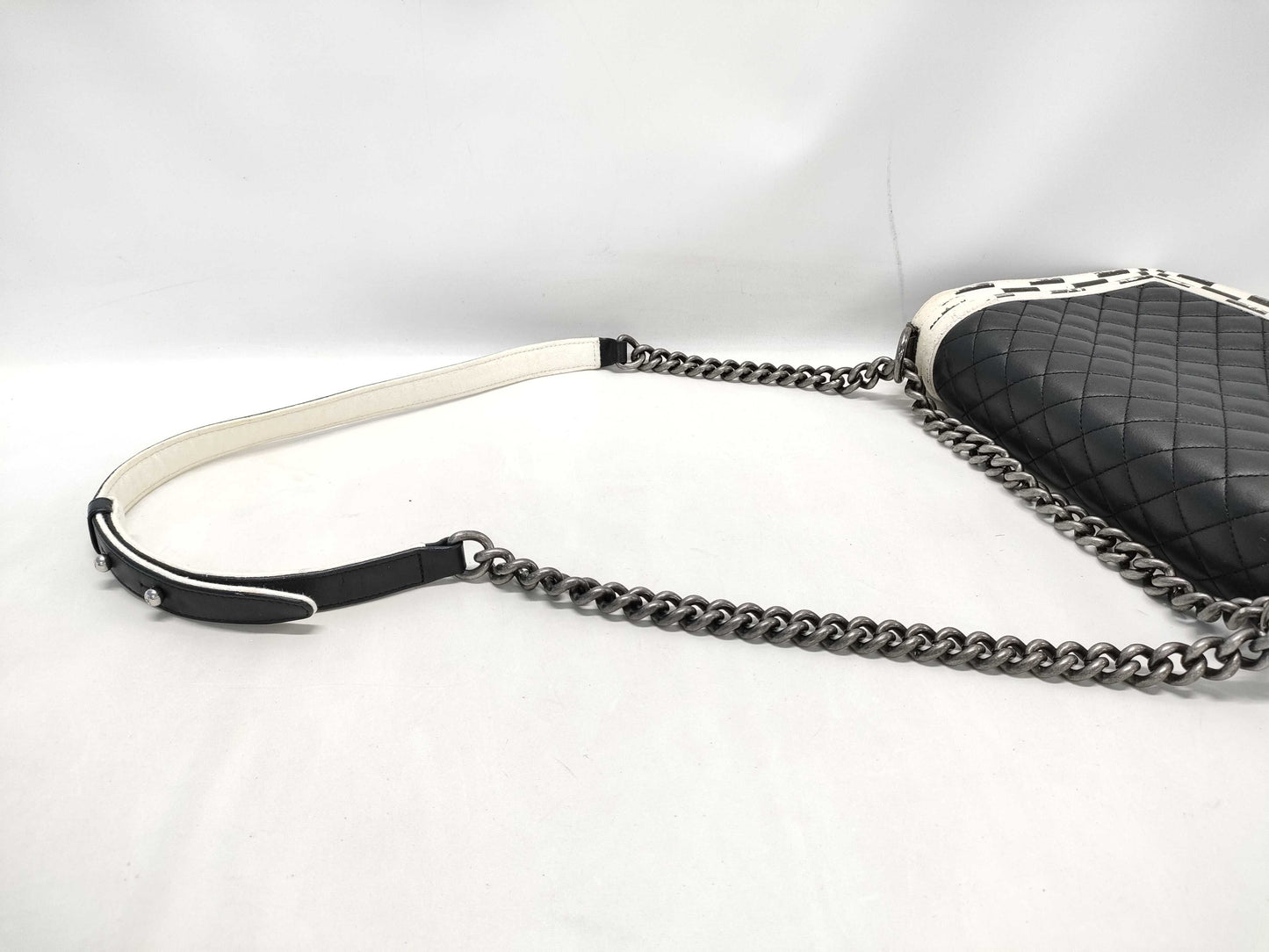 CHANEL Boy Chanel Shoulder Bag with Sticker/Card