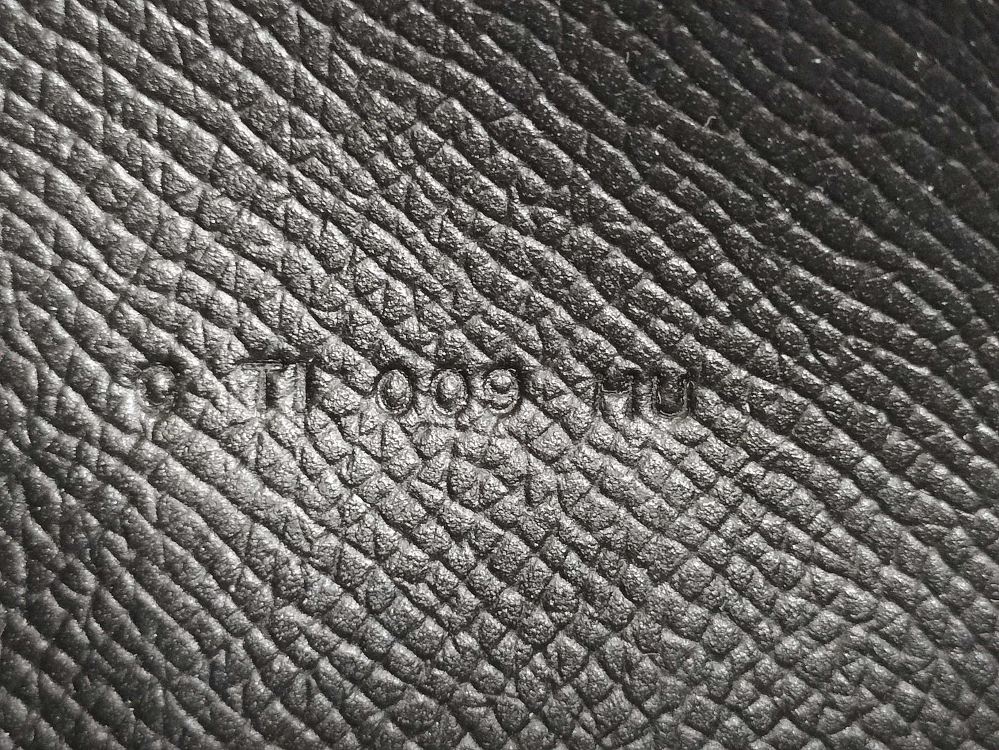 HERMES Bearn Bearn soufflet Epson Black C engraved wallet