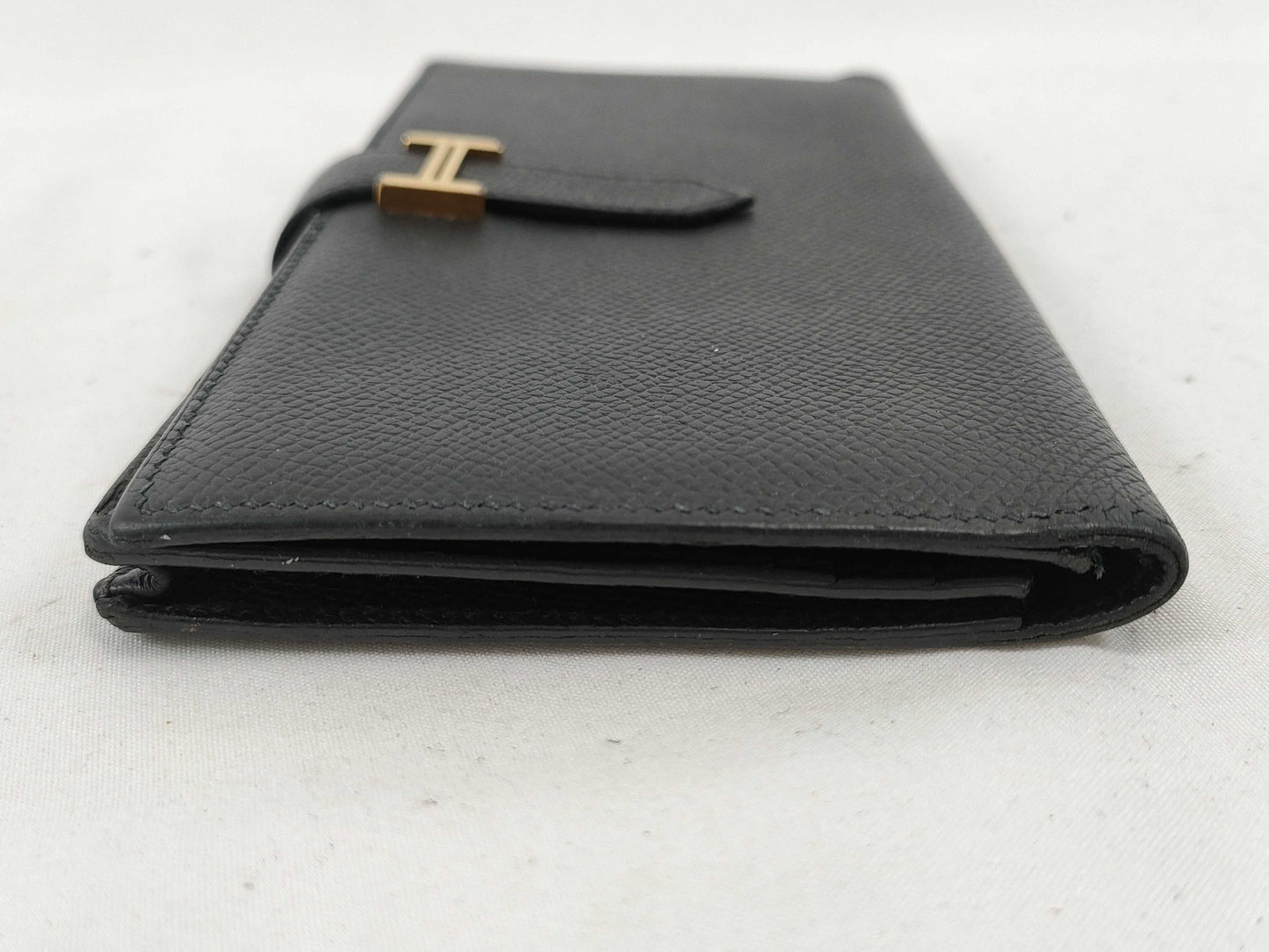 HERMES Bearn Bearn soufflet Epson Black C engraved wallet