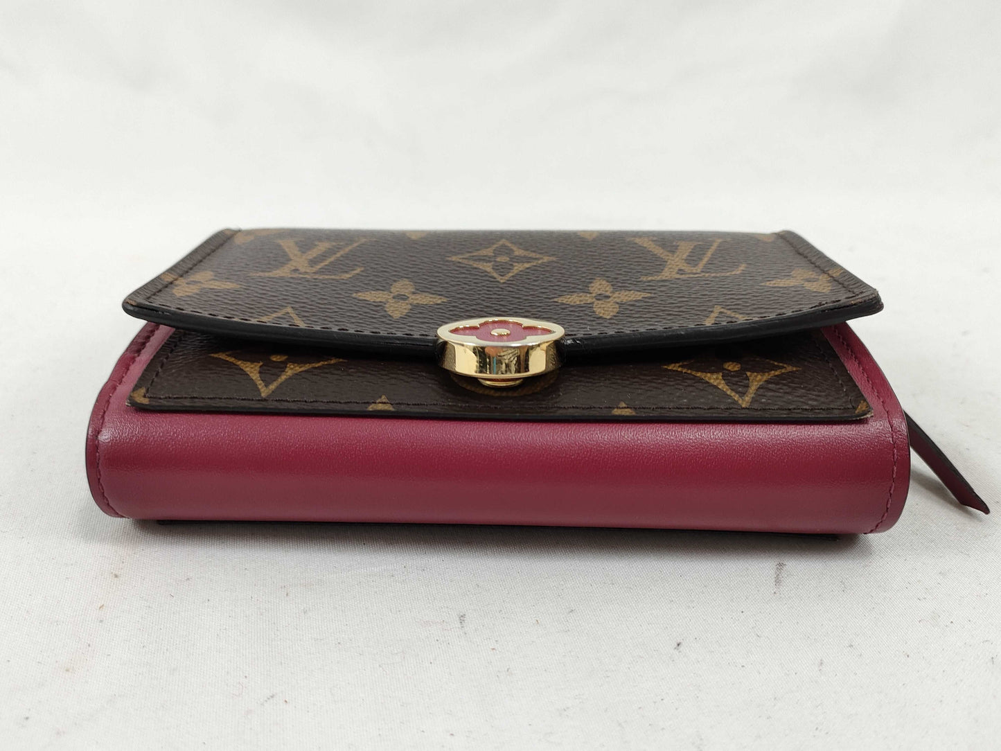 LOUIS VUITTON Monogram Portefeuille Flore Compact Wallet M64588