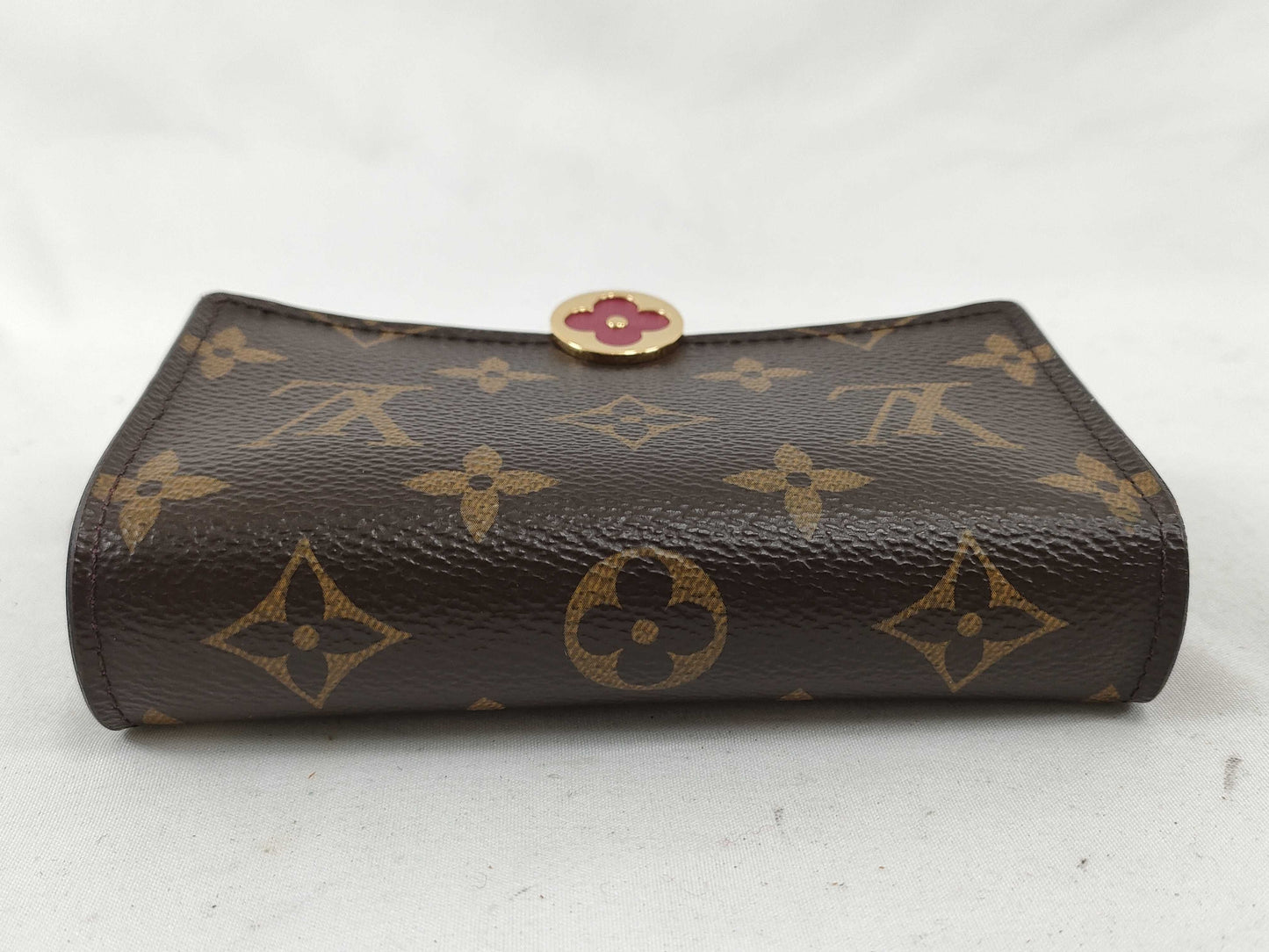 LOUIS VUITTON Monogram Portefeuille Flore Compact Wallet M64588