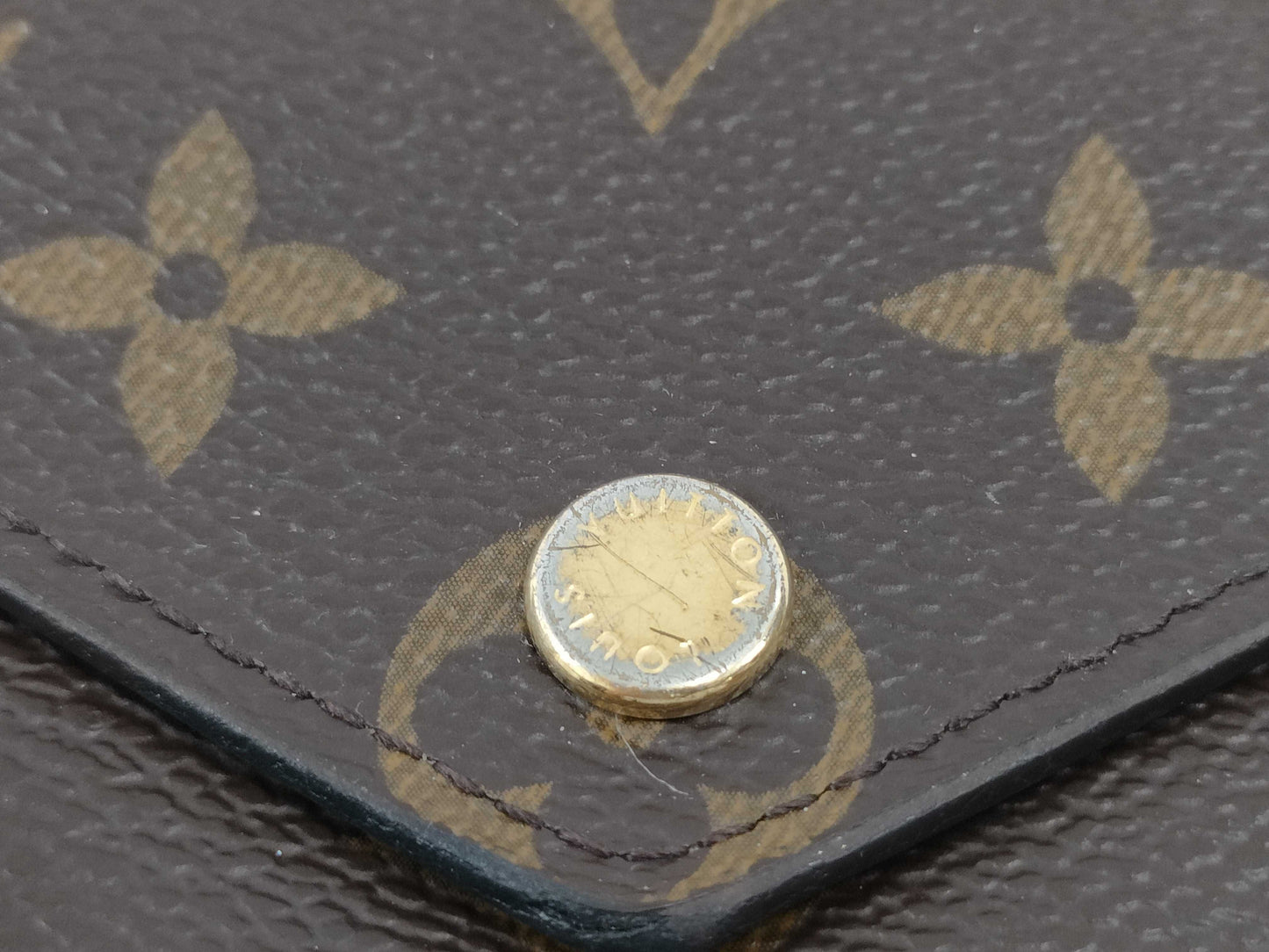 LOUIS VUITTON Monogram LV Portefeuille Victorine M62472 Wallet