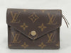 LOUIS VUITTON Monogram LV Portefeuille Victorine M62472 Wallet