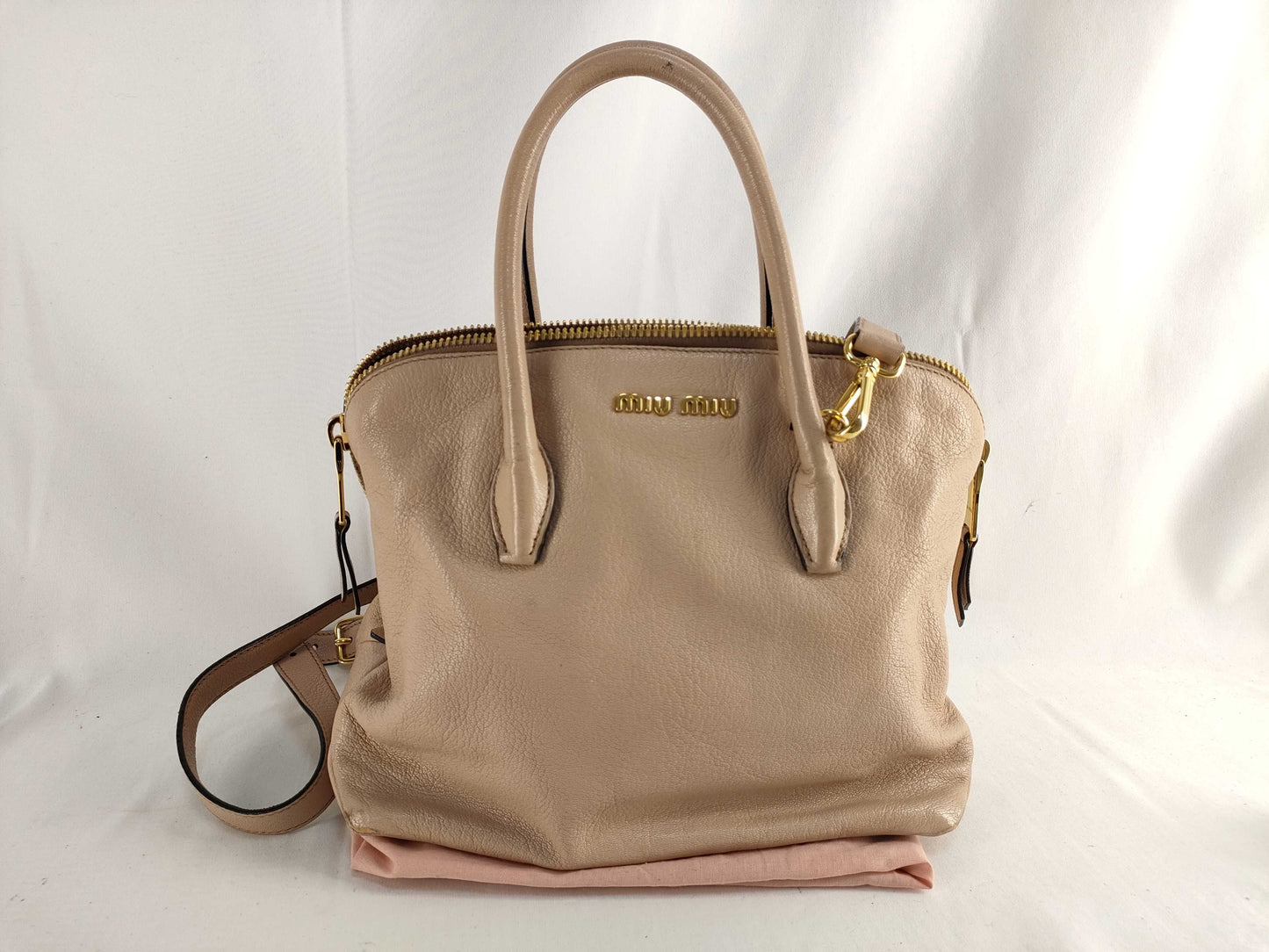 Miu Miu Pink 2-Way Handbag
