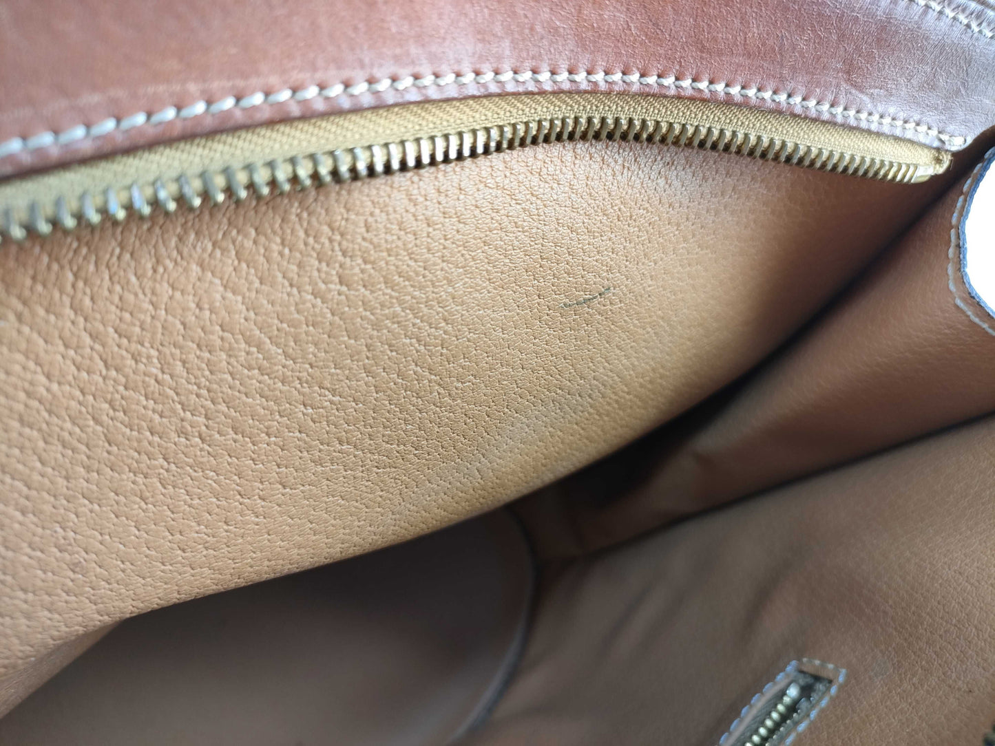 CELINE Macadam Brown Shoulder Bag