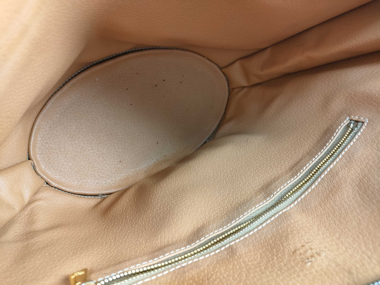 CELINE Macadam Brown Shoulder Bag
