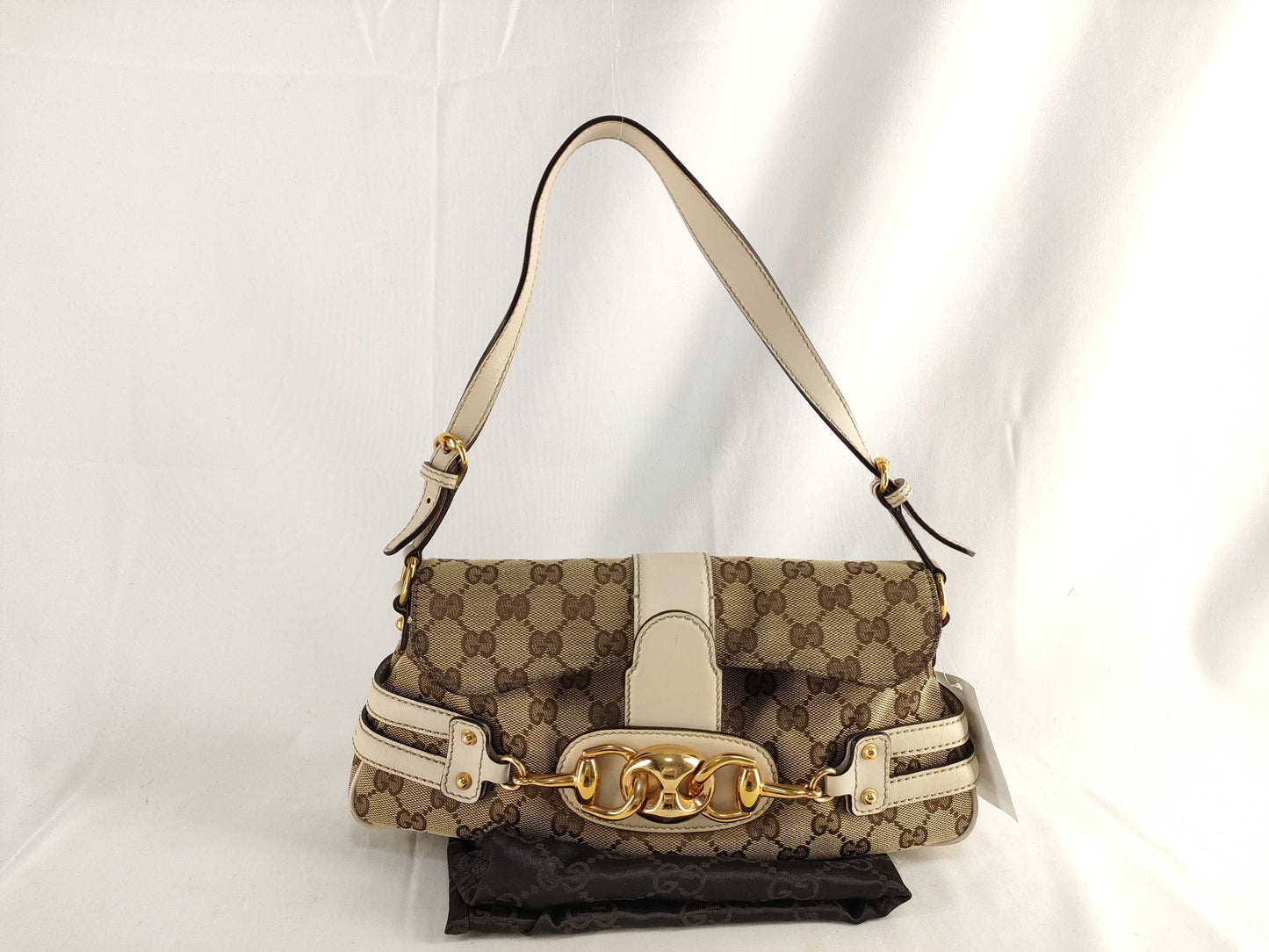 GUCCI Horsebit One-Shoulder Shoulder Bag
