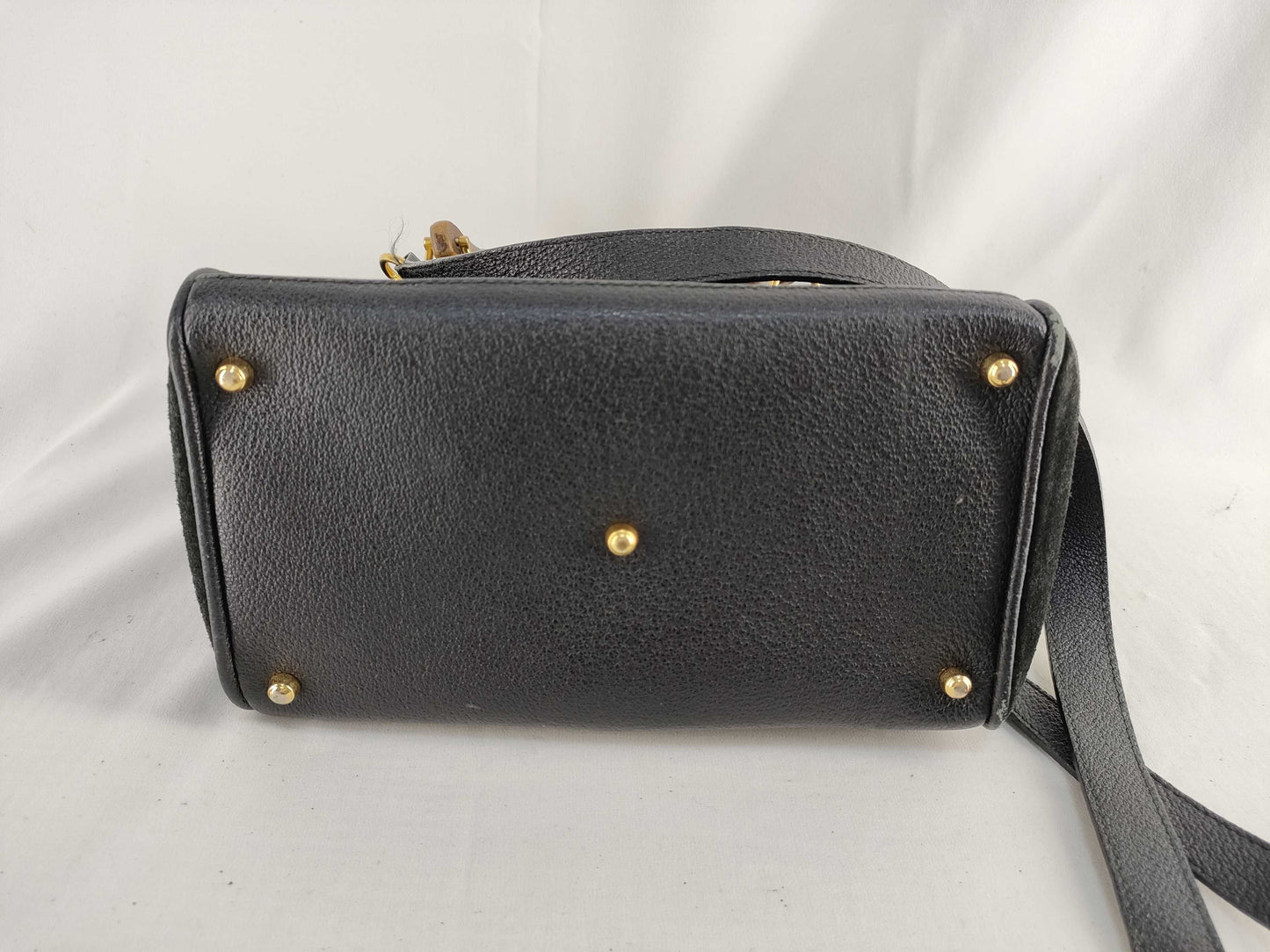GUCCI Bamboo Old Gucci Bamboo 2-way Shoulder Handbag